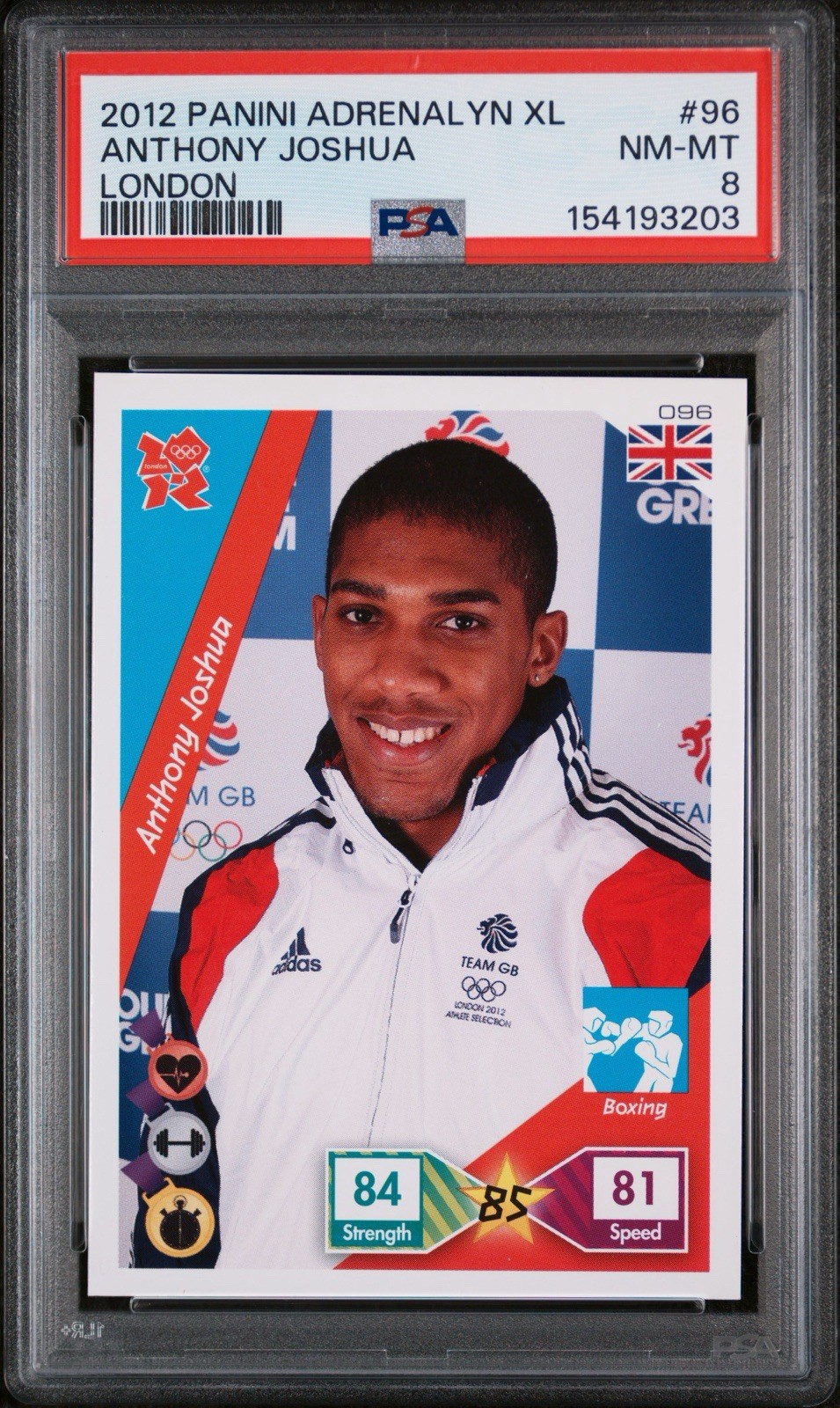 2012 PANINI ADRENALYN XL ATHONY JOSHUA LONDON #96