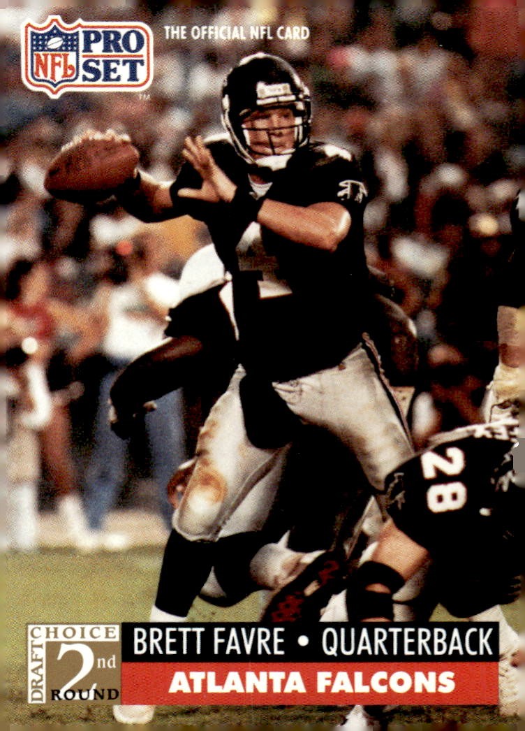 1991 Unknown Brand #762 Brett Favre RC