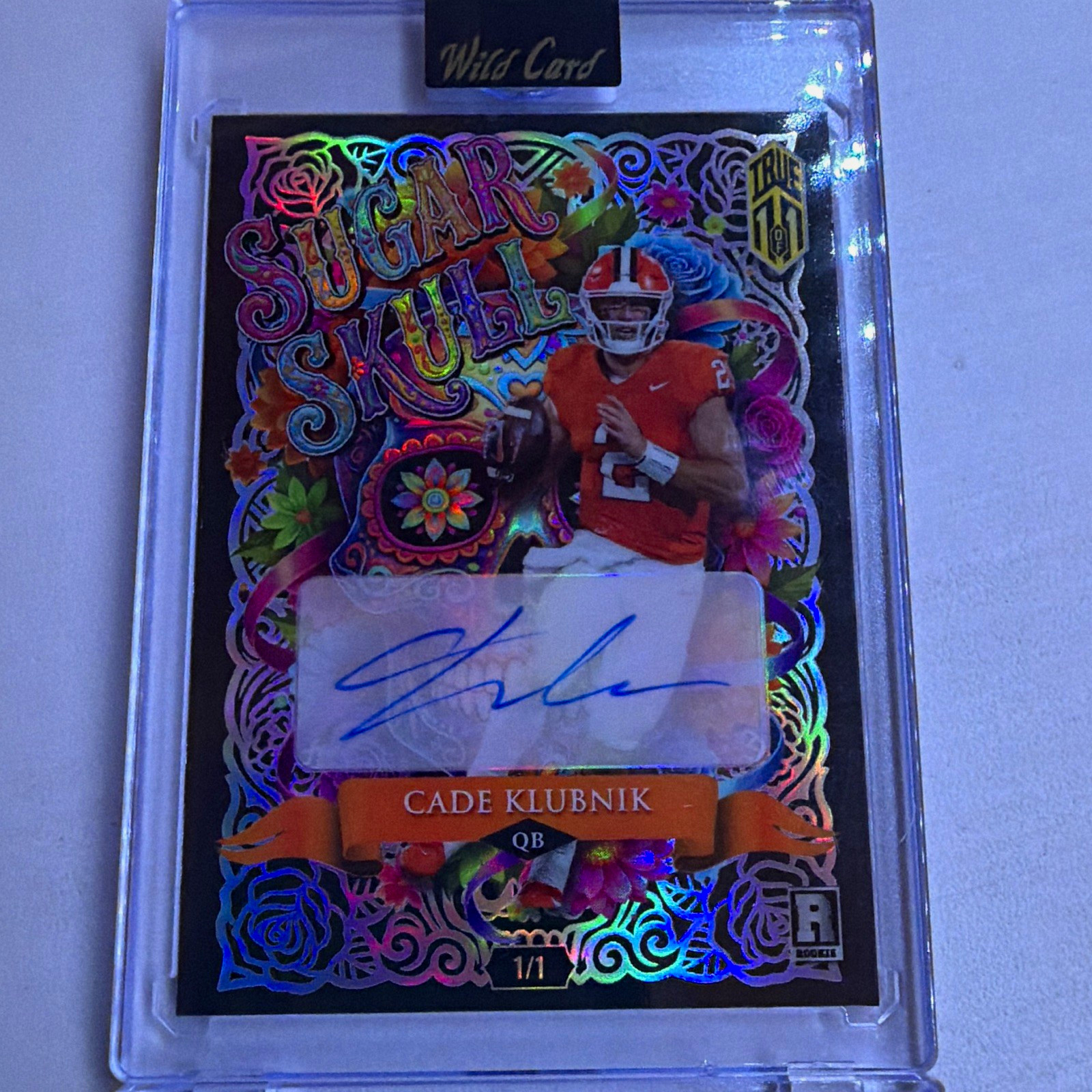 Wild Card 2026 Sugar Skull Cade Klubnik Clemson QB Auto 1/1 #QB/TSSC2-CKA