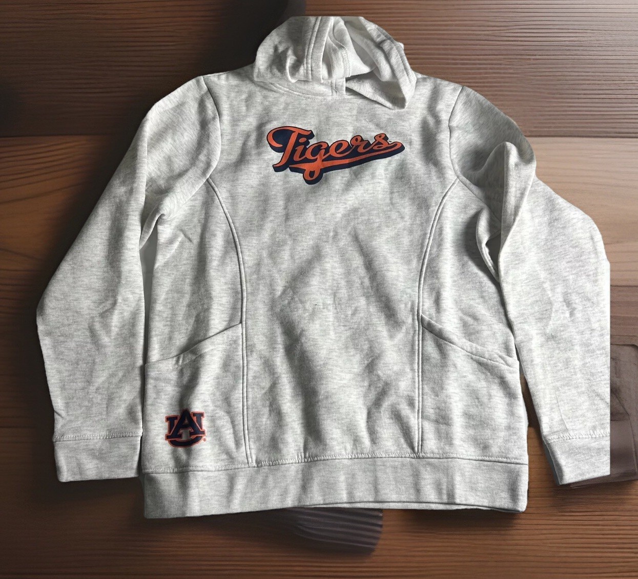 Russell Athletic AUBURN TIGERS Hoodie Sweatshirt Women’s Small Gray