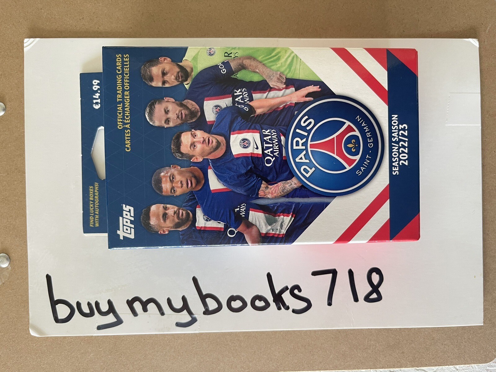 2022-23 Topps Paris Saint Germain PSG Fan Set Team Box. Sealed!