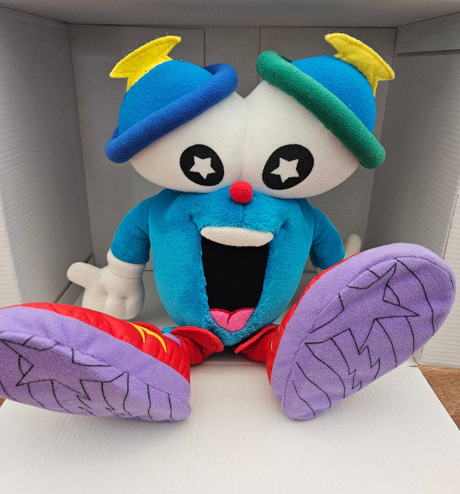 Olympics Mascot Izzy Plush 15″ 1996 Atlanta Stuffed Plush Toy Summer Vintage