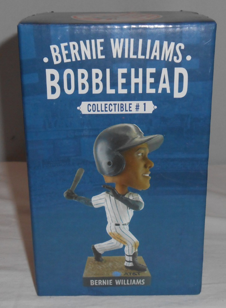 2019 Bernie Williams Bobblehead SGA 4/12/19 New York Yankees New In Box Bronx NY