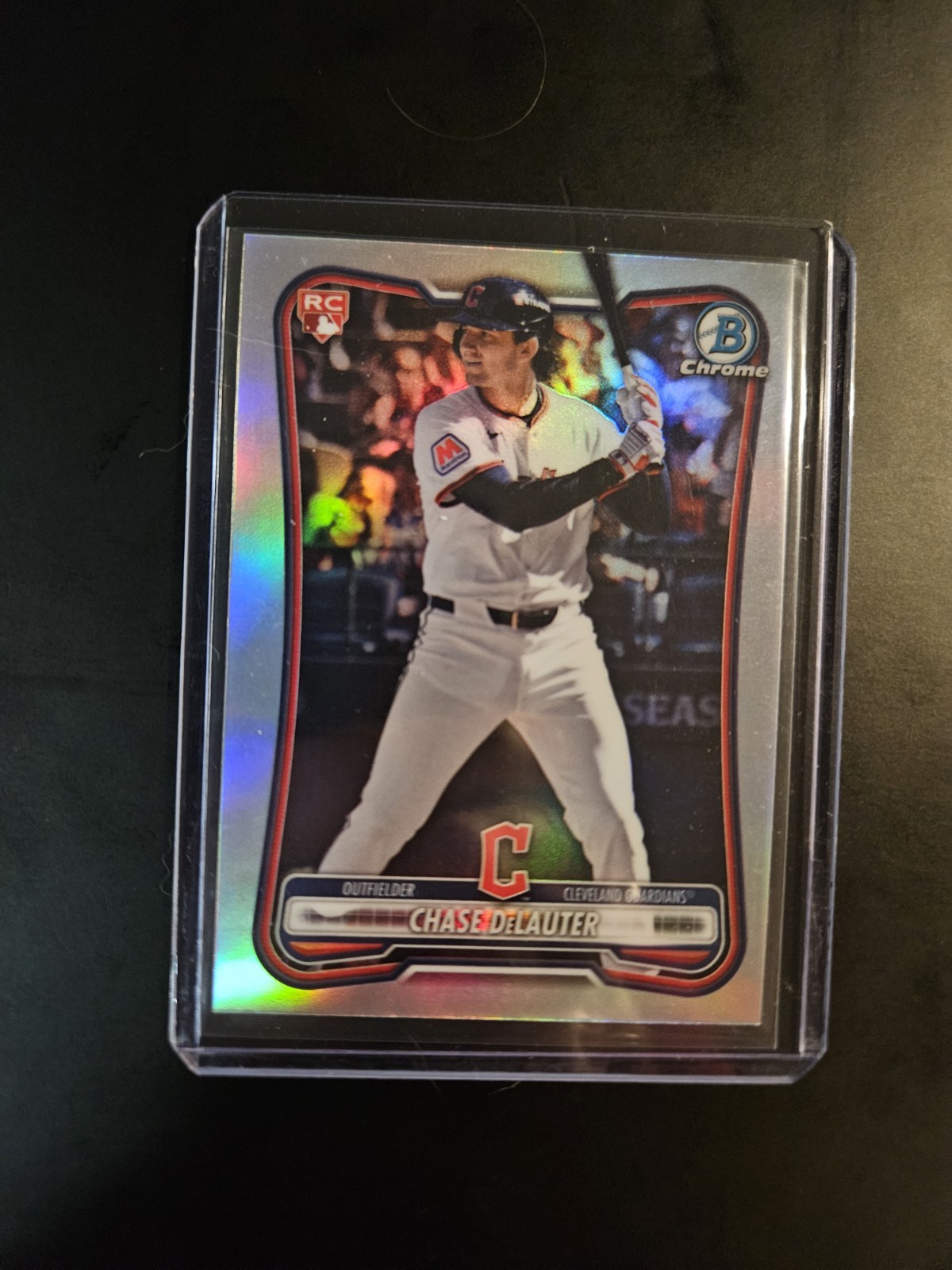 2026 Bowman Chrome Chase DeLauter Red Rookie Silver Refractor