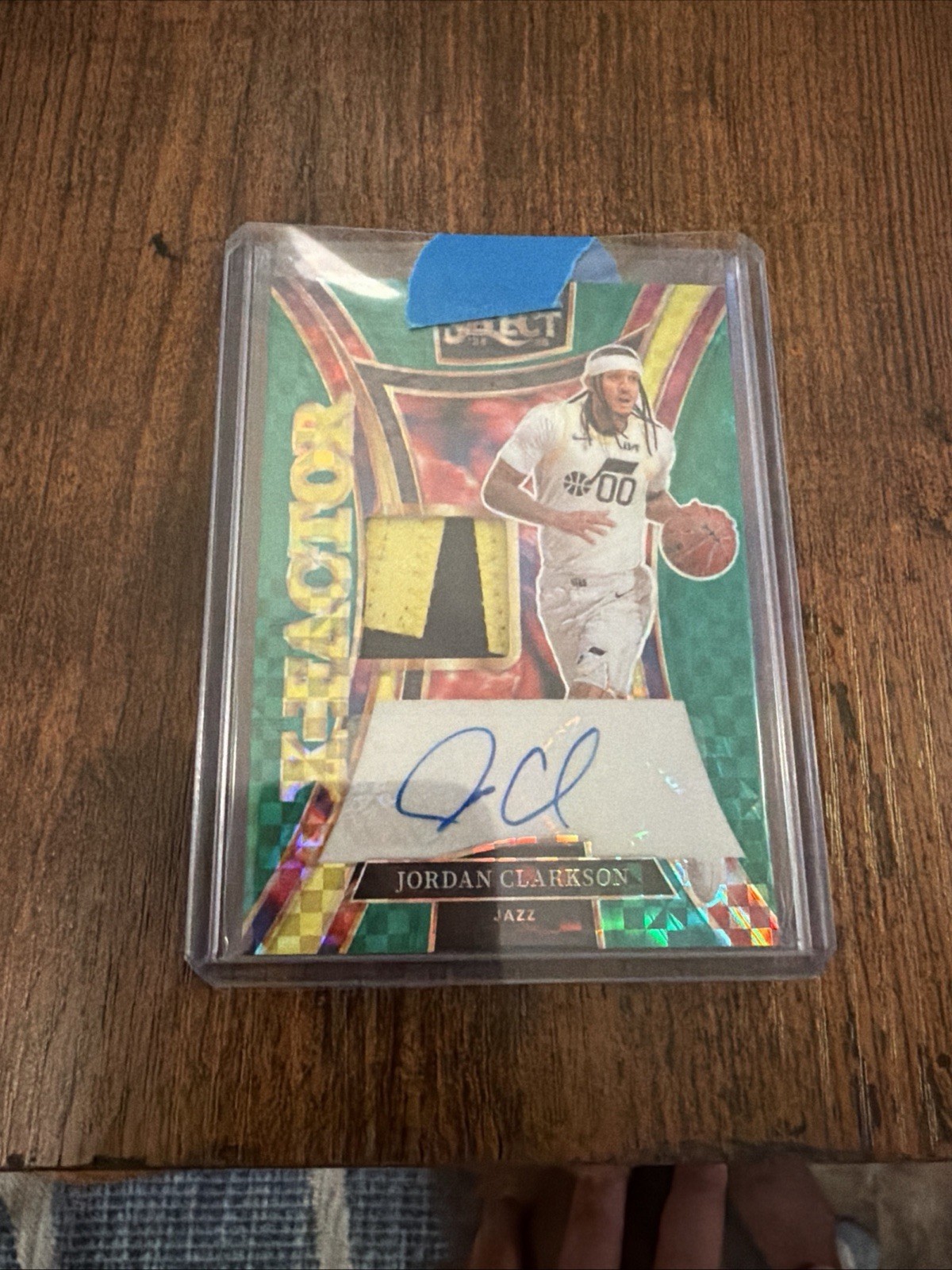 2024-25 Panini Select X-Factor Jordan Clarkson Patch Auto #XMS-JOR 1/5 Jazz RARE