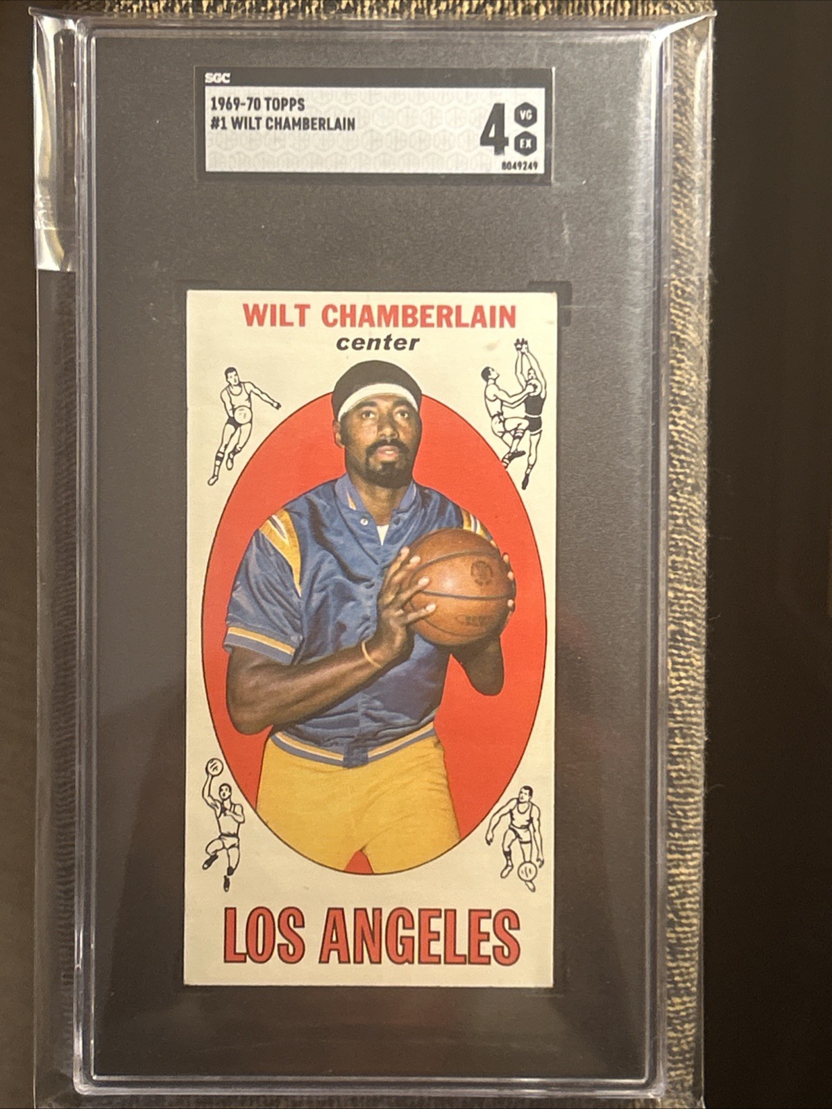 1969-70 Topps – Wilt Chamberlain #1 SGC 4