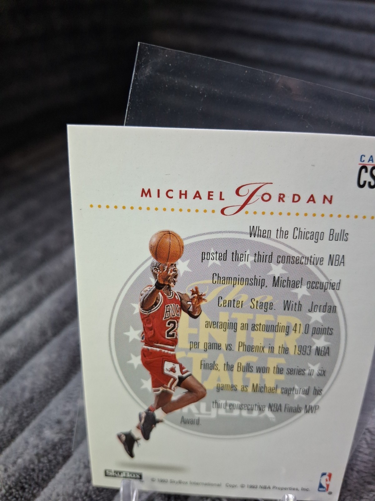 1993-94 Skybox Premium – The Center Stage Michael Jordan #CS1