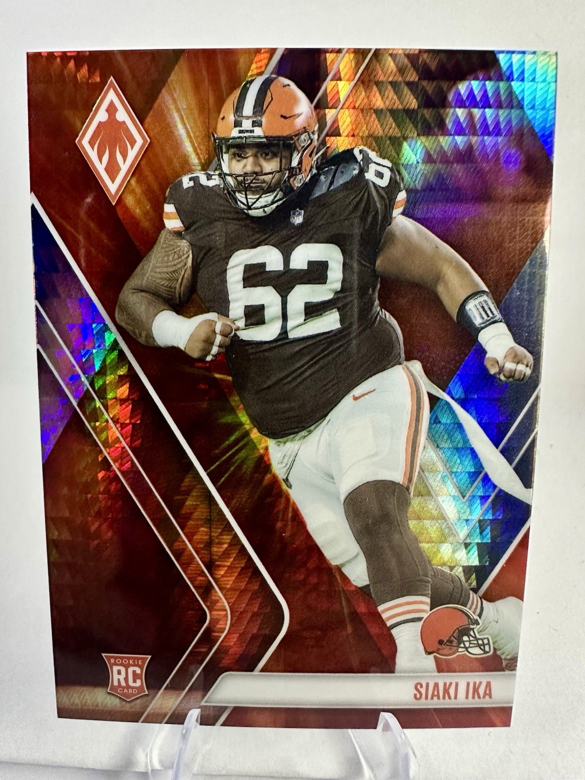Siaki Ika 2023 Panini Phoenix Fire Burst Prizm Rookie /340 #191 Cleveland Browns