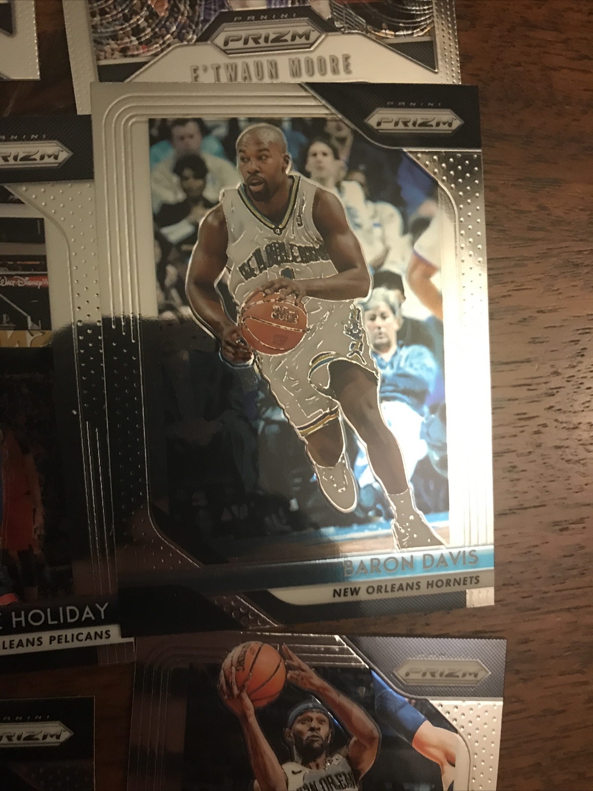 New Orleans Pelicans Cards Anthony Davis, Lonzo Ball, Brandon Ingram Option 1