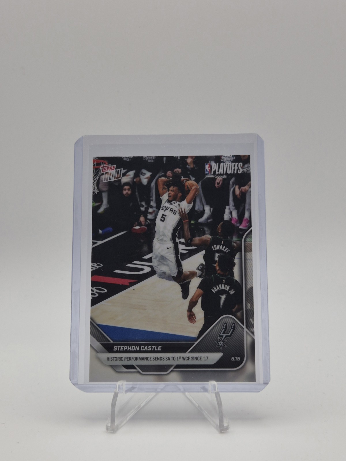 2025-26 Topps Now – Stephon Castle – Card 312 (Only 4582 Made)