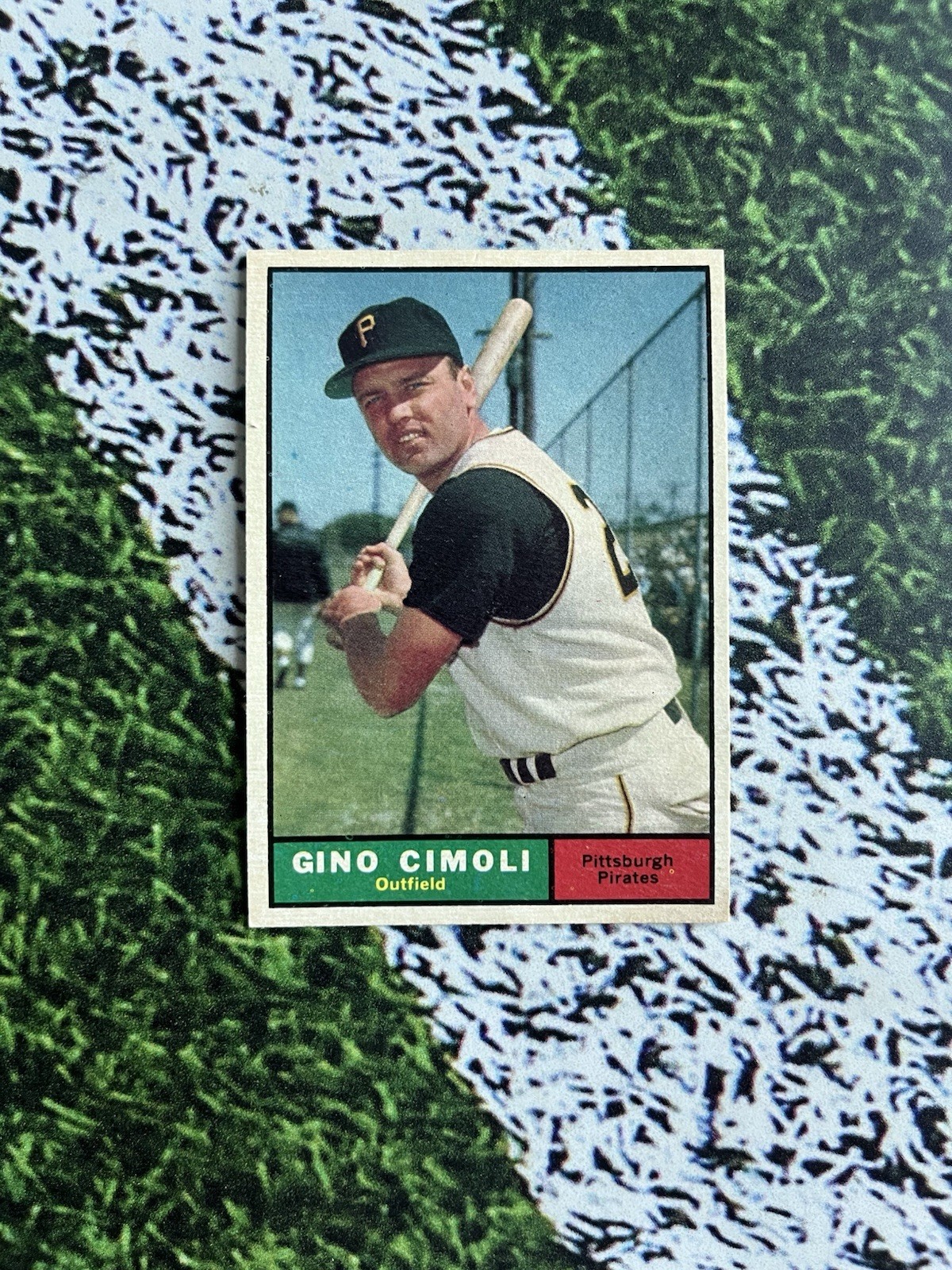 1961 Topps Baseball Gino Cimoli #165 Pittsburgh Pirates EX+ Low Shipping