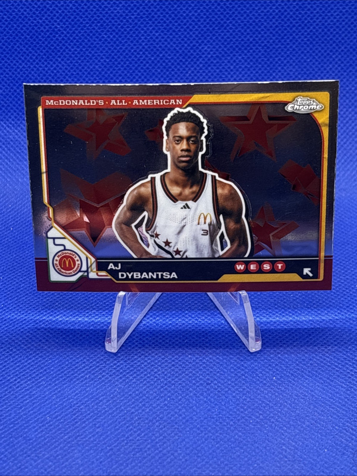 2025 Topps Chrome Mcdonald’s All American – AJ Dybantsa #45 (RC)