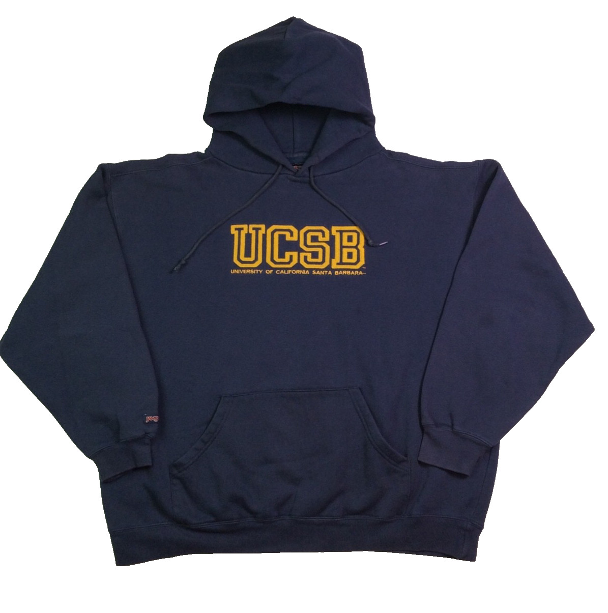 Vintage Jansport UC Santa Barbara Pullover Hoodie Blue Mens L UCSB RARE