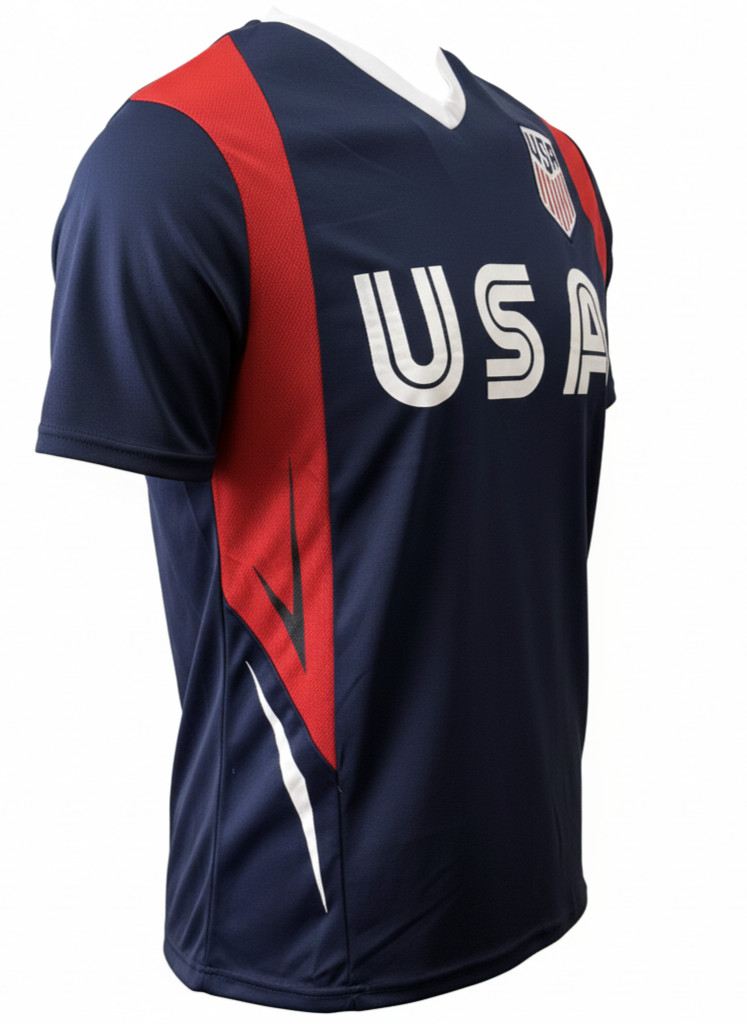 Icon Sports Christian Pulisic #10 USA Soccer Jersey Navy Officially Licensed