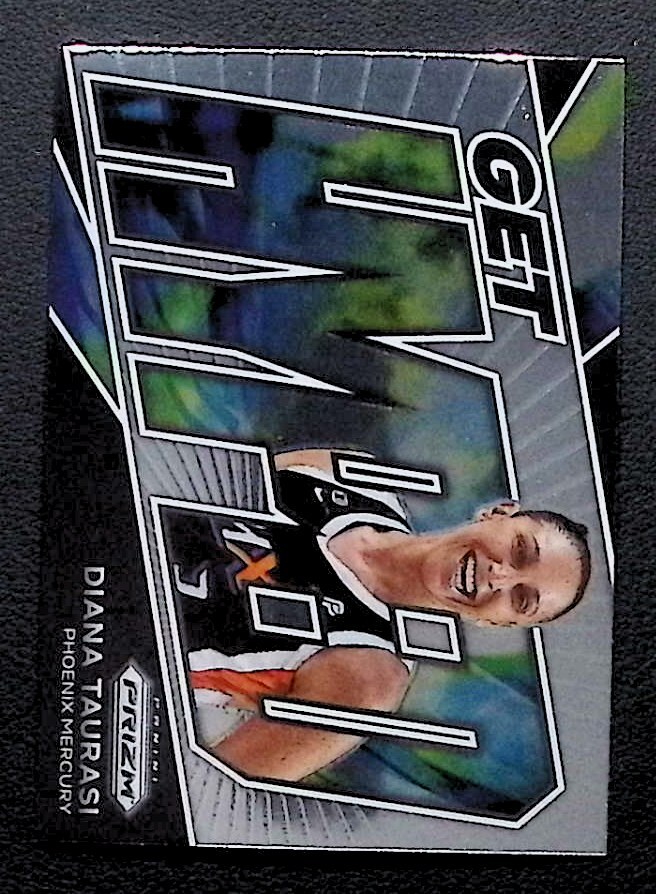 2022 Panini Prizm WNBA #14 Diana Taurasi Get Hyped Prizms Green