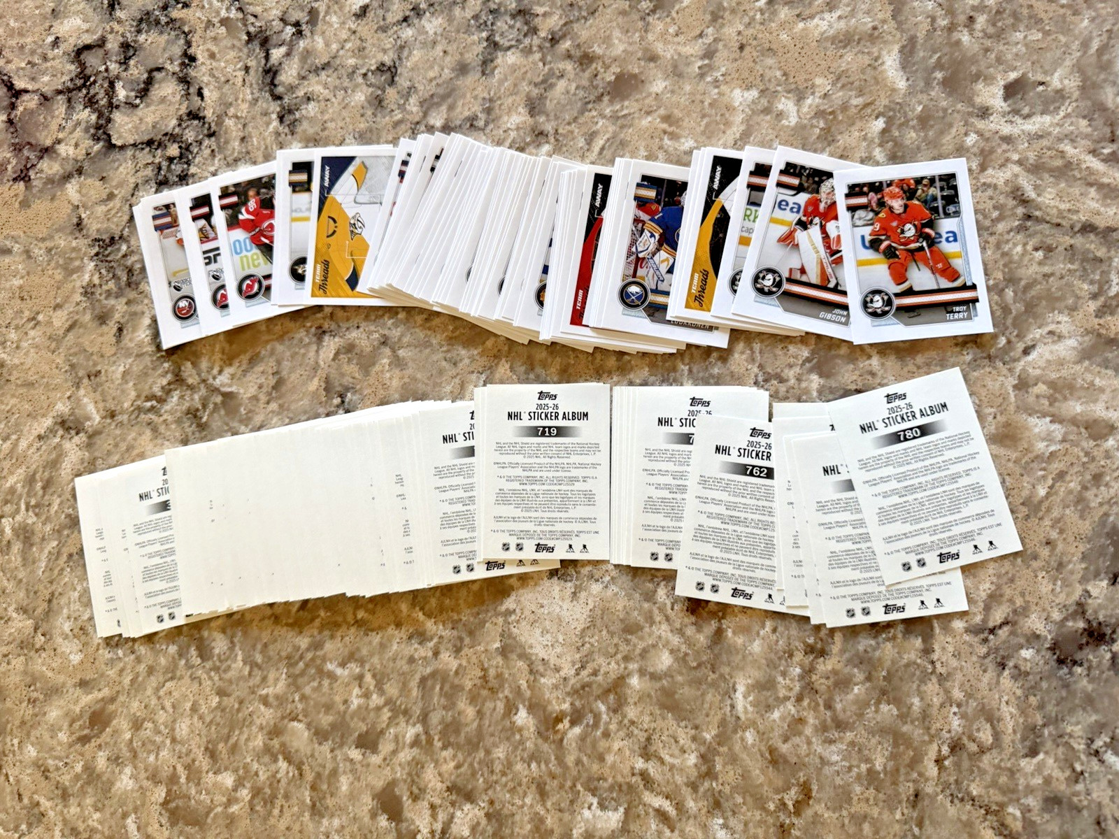 2025-26 Topps NHL Hockey Stickers Pick 7 lot Complete your Book Update 6/17