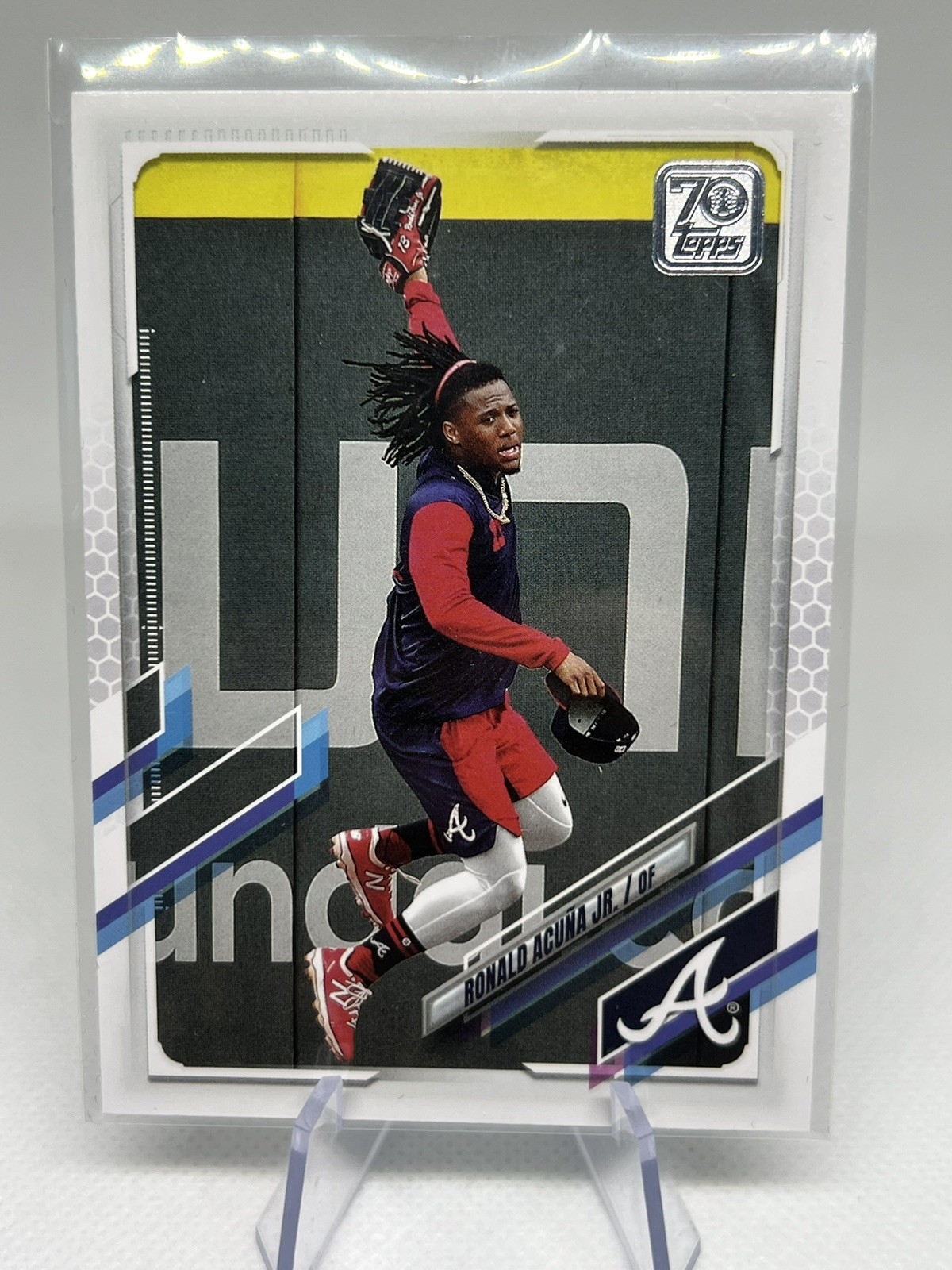 RONALD ACUNA JR. IMAGE VARIATION SP 2021 TOPPS SERIES 1 #263