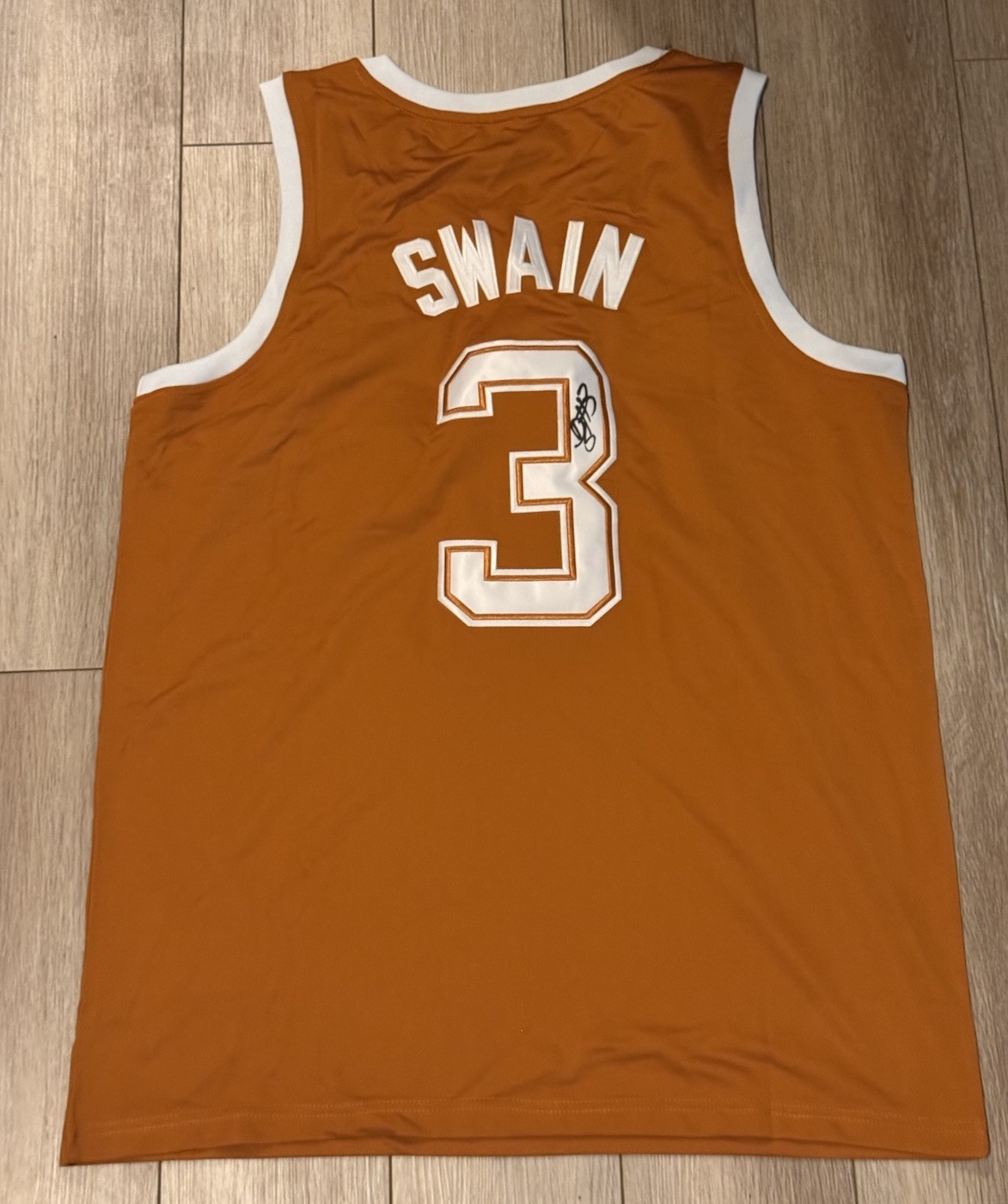 DAILYN SWAIN SIGNED TEXAS LONGHORNS JERSEY SEC HOOK EM 2