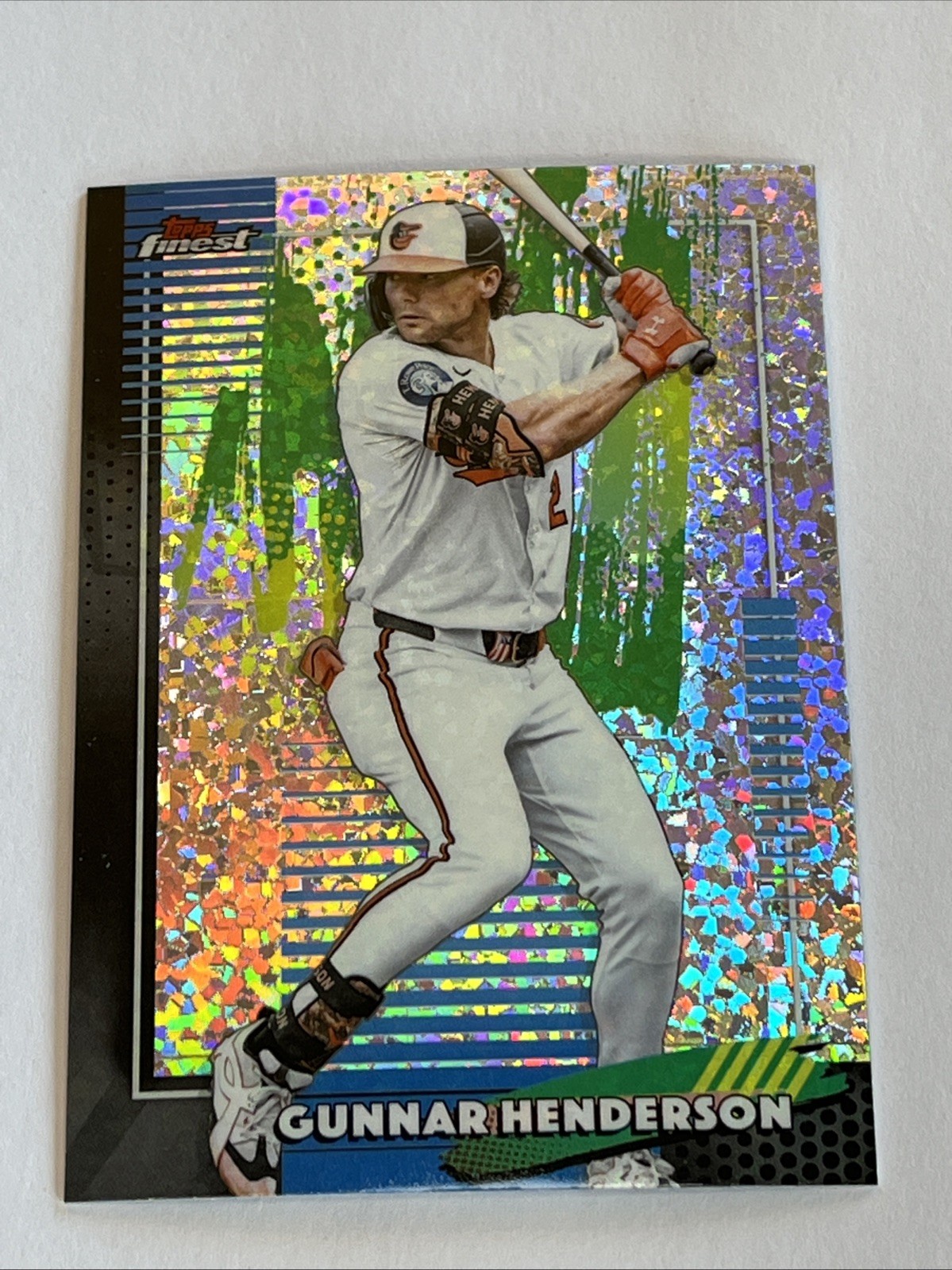 2026 Topps Finest Gunnar Henderson Common 51 Mini Diamond Refractor Orioles