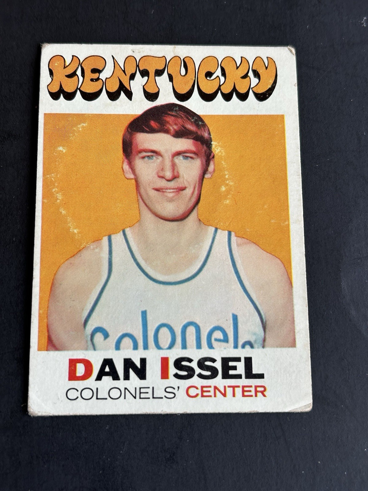 1971-72 Topps Basketball #200 Dan Issel HOF Rookie EX-/VG+ Circular Indentation