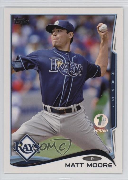 2014 Topps Access Pass Redemption 1st Edition /10 Matt Moore #588 1h1