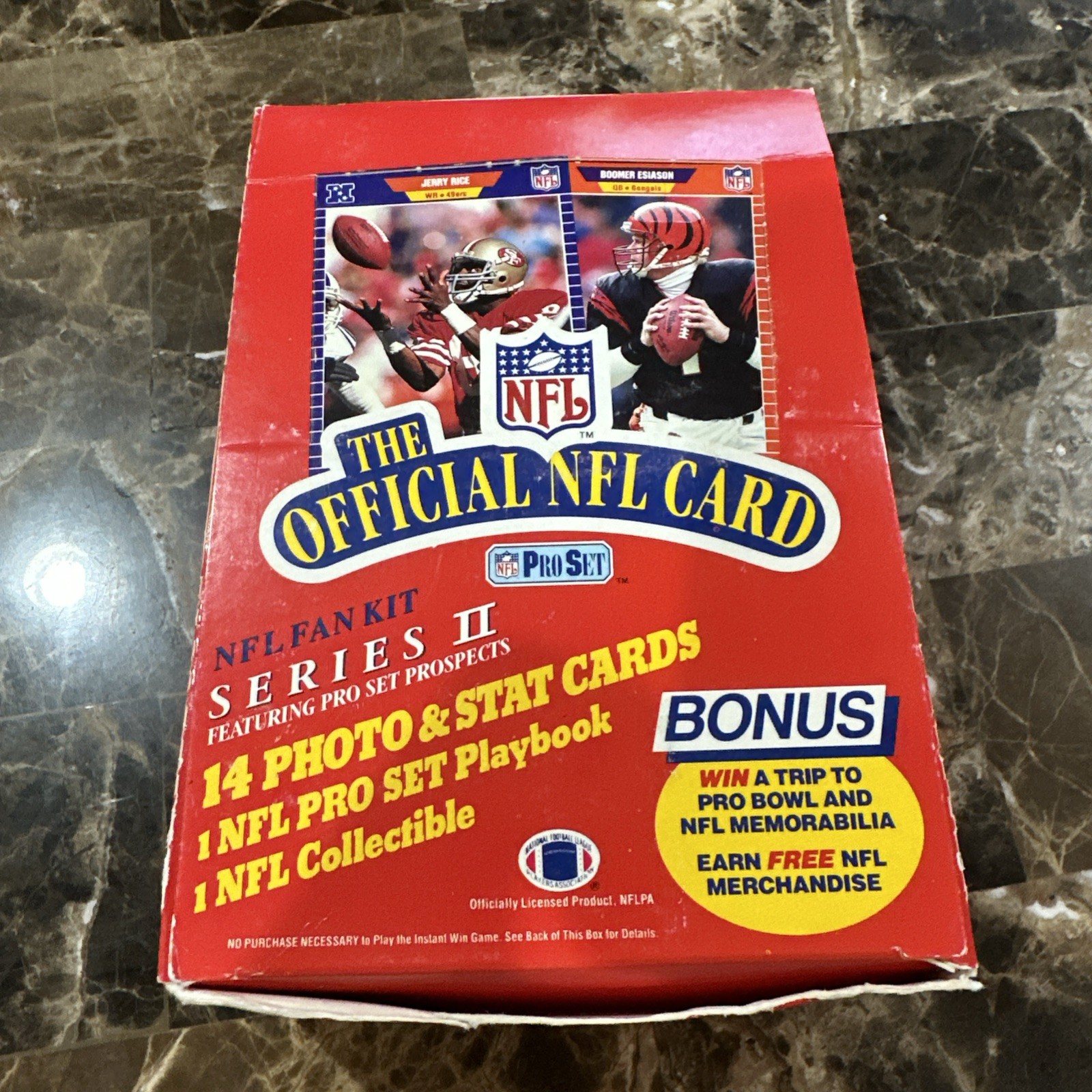 1989 NFL PRO SET SERIES II BOX 36 (UNOPENED) PACKS POSSIBLE BARRY SANDERS ROOKIE