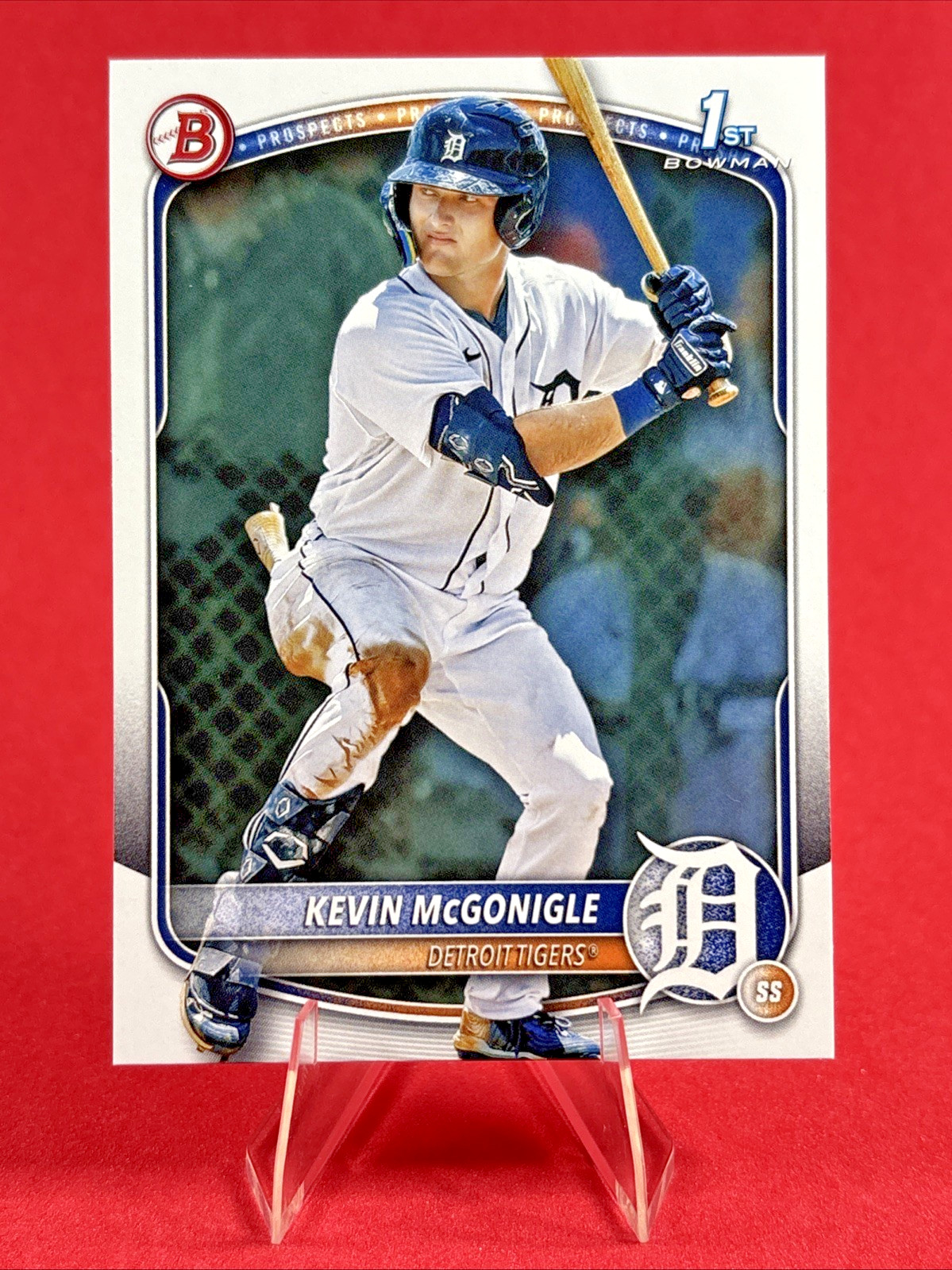 2025 Bowman Kevin McGonigle #BP-79 1st Bowman Top Prospect – Detroit Tigers