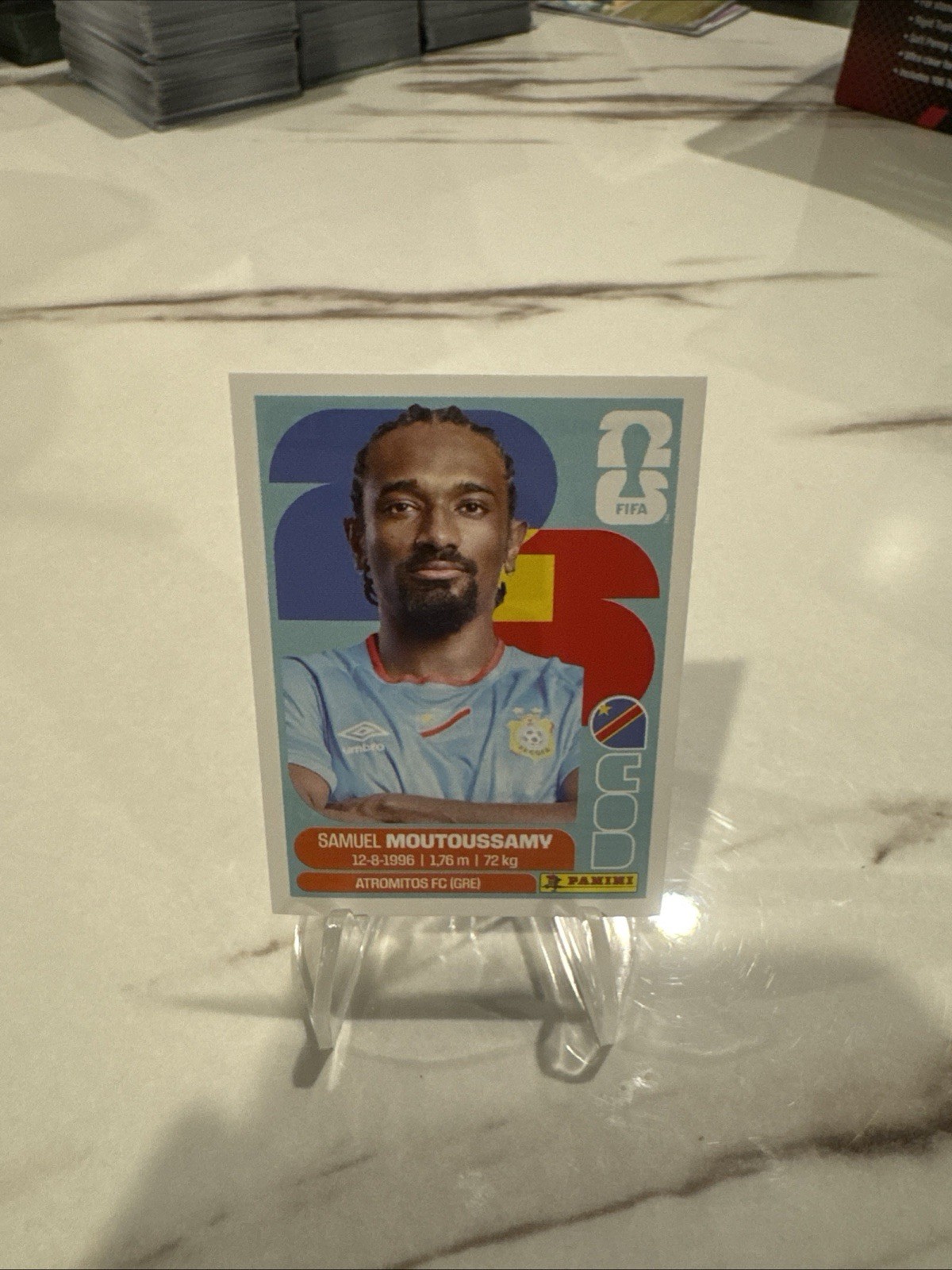 Panini FIFA World Cup 2026 Sticker COD11 Samuel Moutoussamy – Congo DR