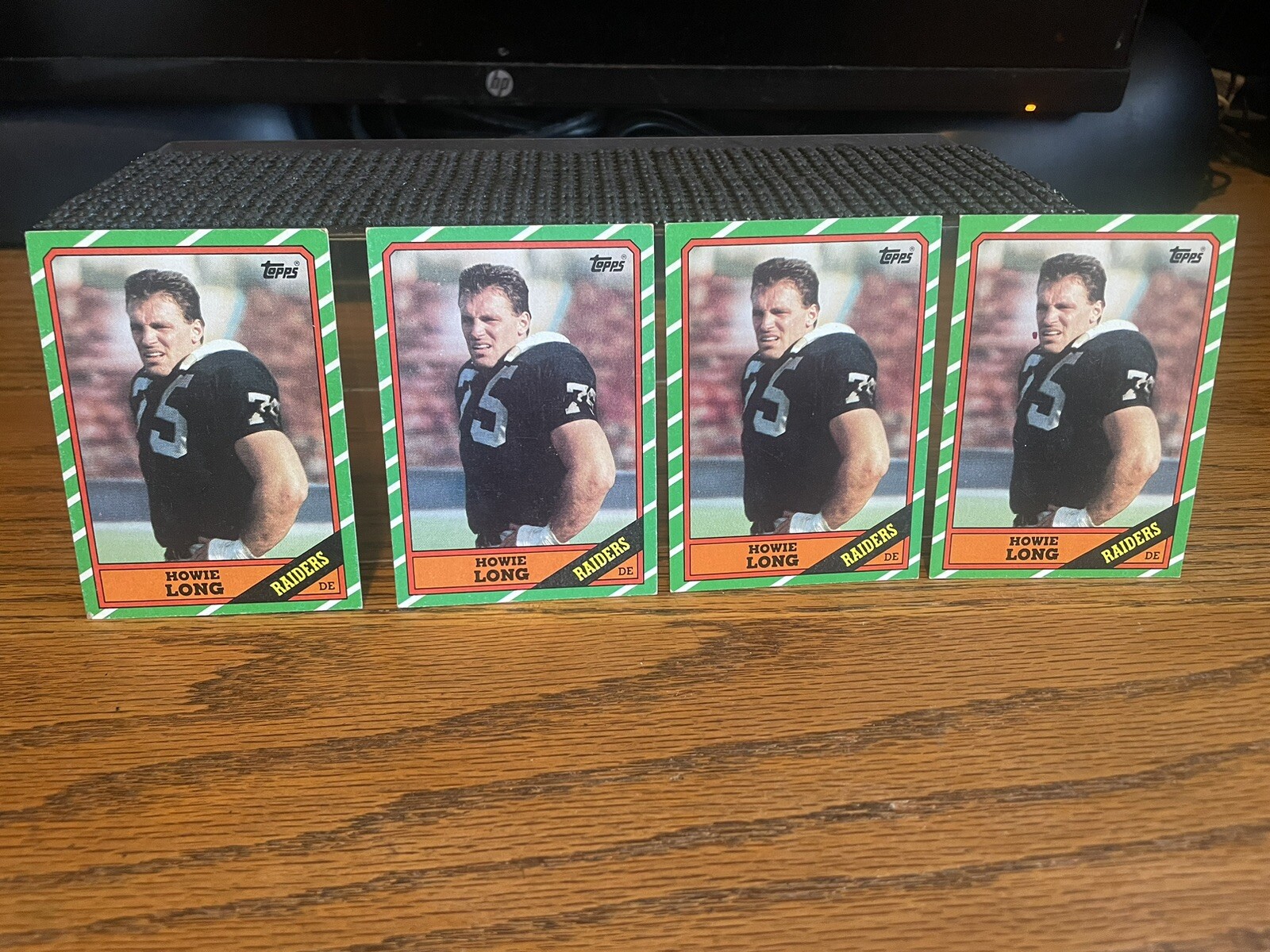 1986 Topps Football #67 Howie Long Straight From Pack To Sleeve Nr. Mt + 3
