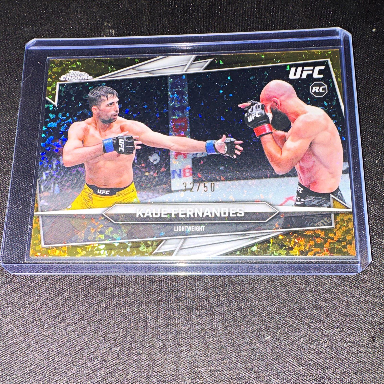 Topps UFC Topps Chrome UFC Kaue Fernandes Rookie Serial Numbered Card #32 32/50