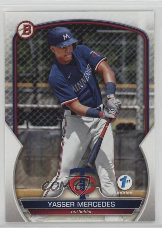 2023 Bowman 1st Edition Yasser Mercedes #BPPF-99 0g1u
