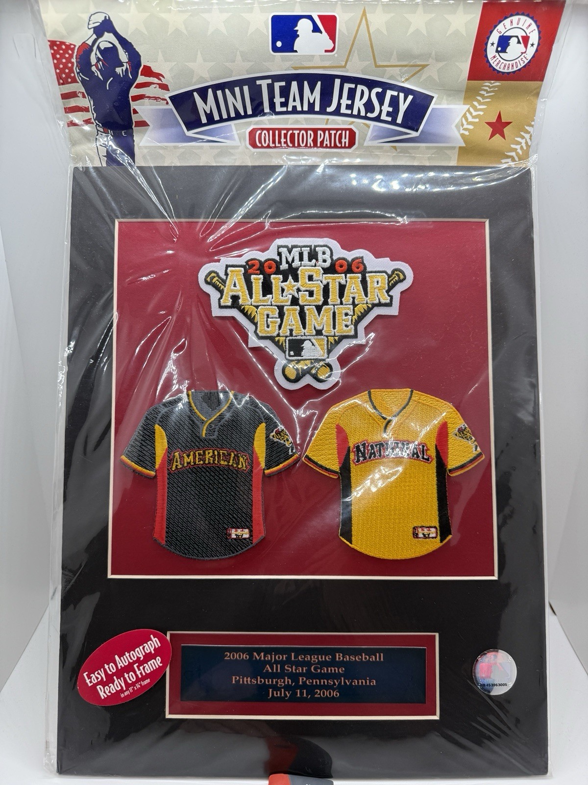 The Emblem Source 2006 All-Star Game Mini Team Jersey MLB Collectible | 11×14