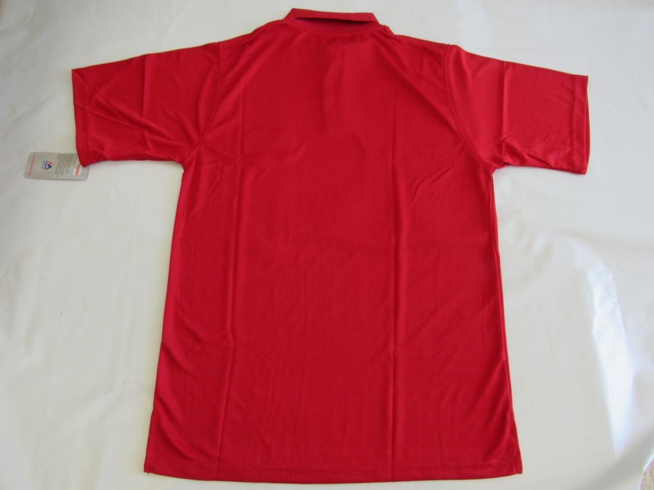 New Los Angeles Clippers Mens Big & Tall Sizes Red Majestic Polyester Polo Shirt
