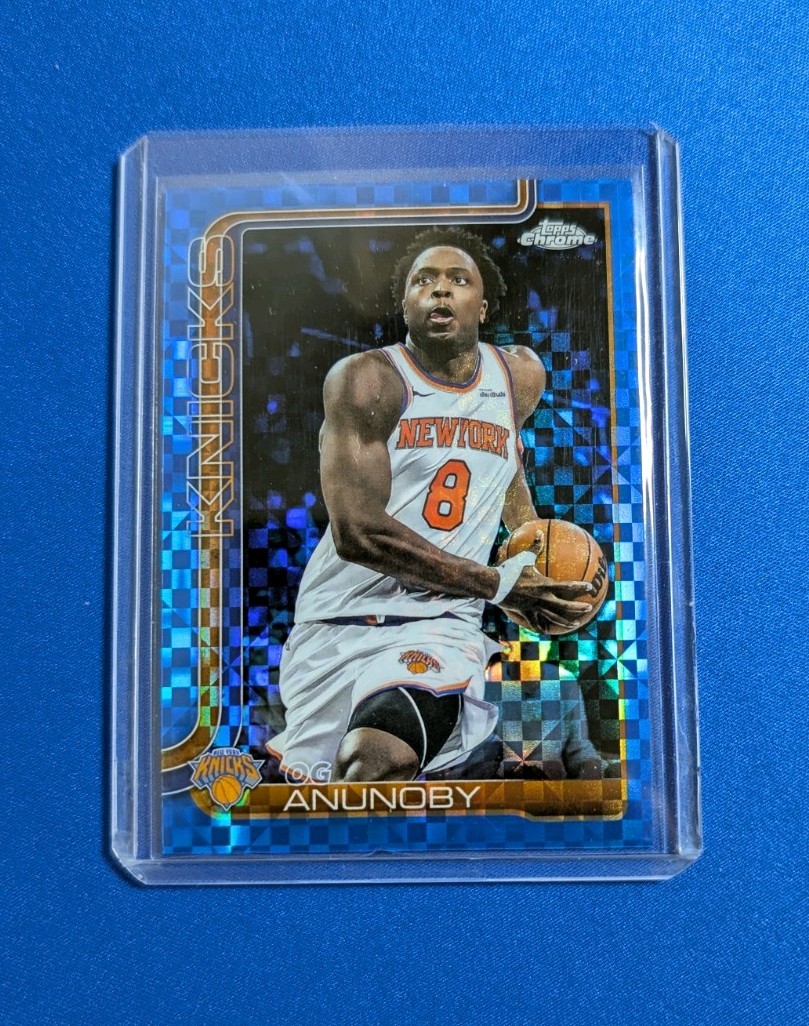 2025-26 Topps Chrome Blue X-Fractor OG Anunoby