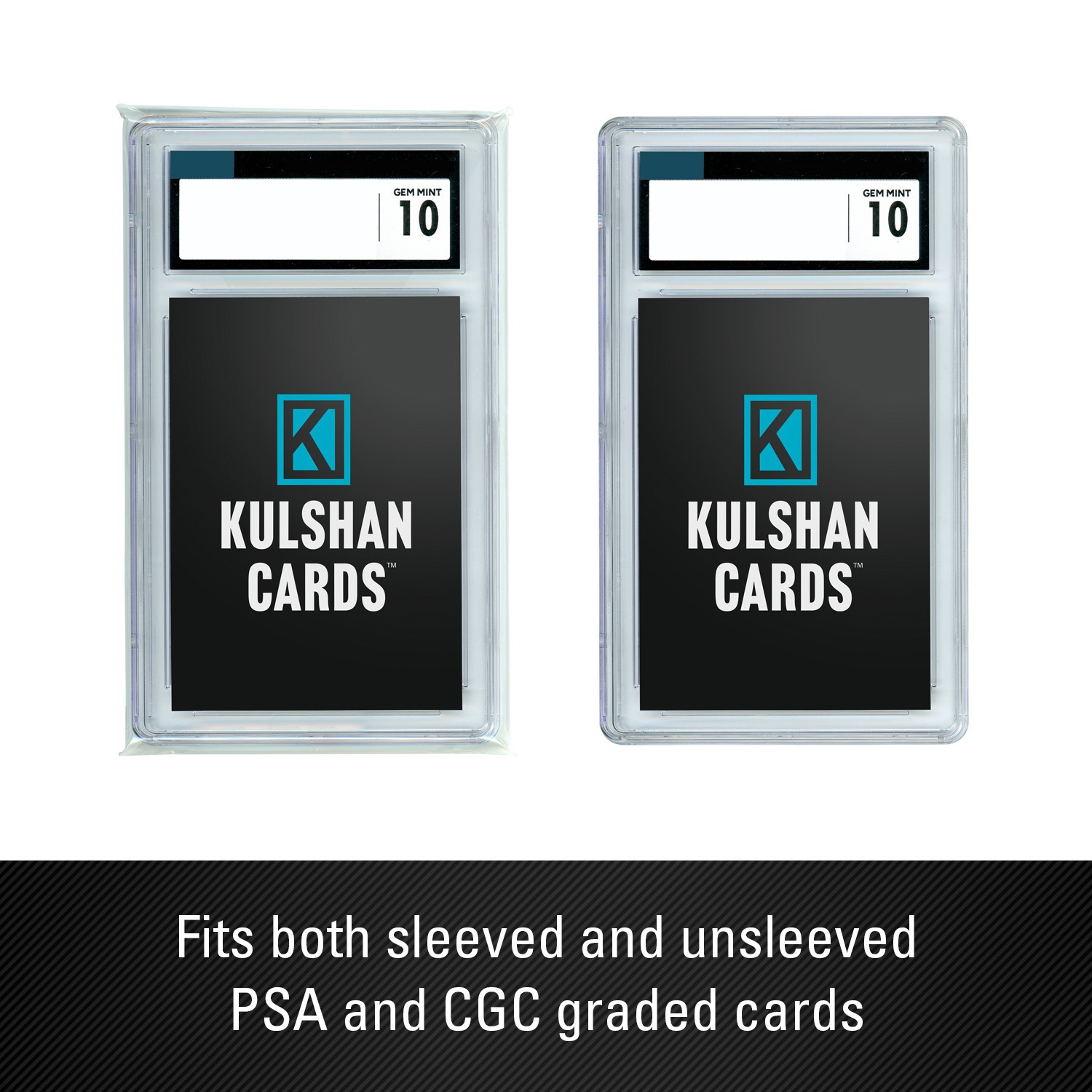 Premium PSA/CGC Graded Card Acrylic Display Case with Stand – UV Protection