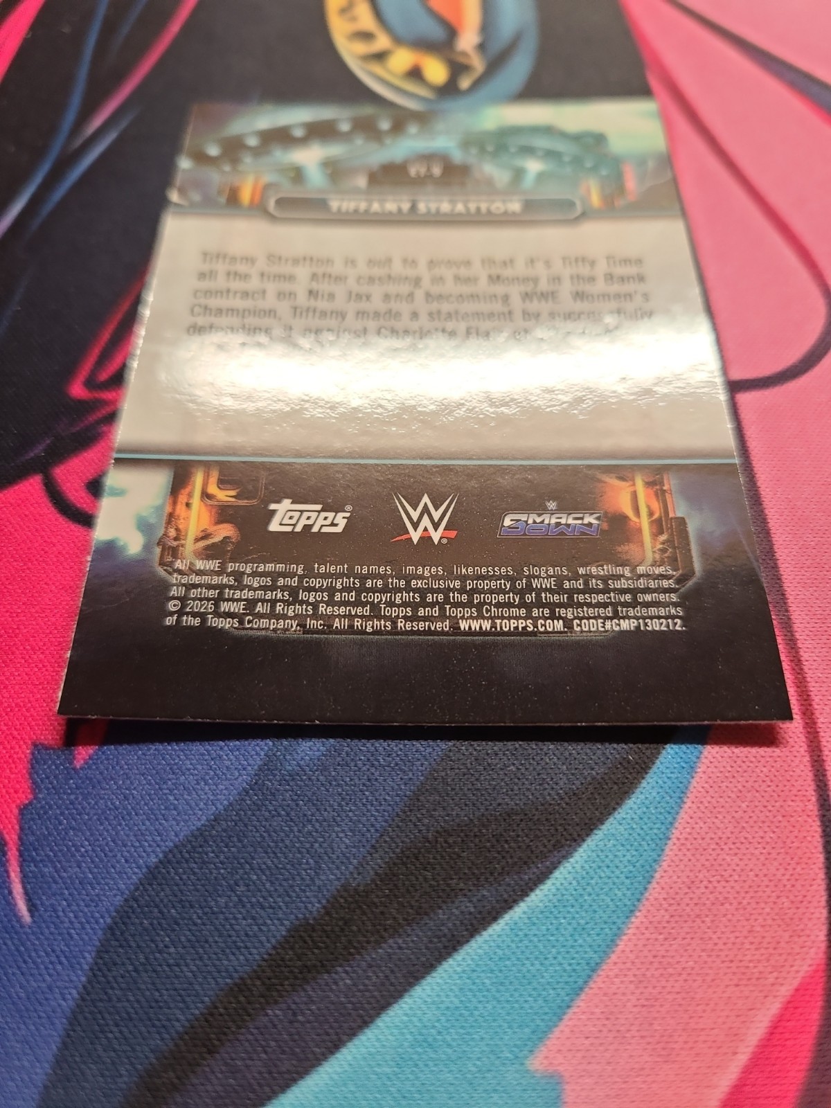 2026 Topps Chrome Cosmic WWE TIFFANY STRATTON #ET-9 Extraterrestrial Refractor🔥