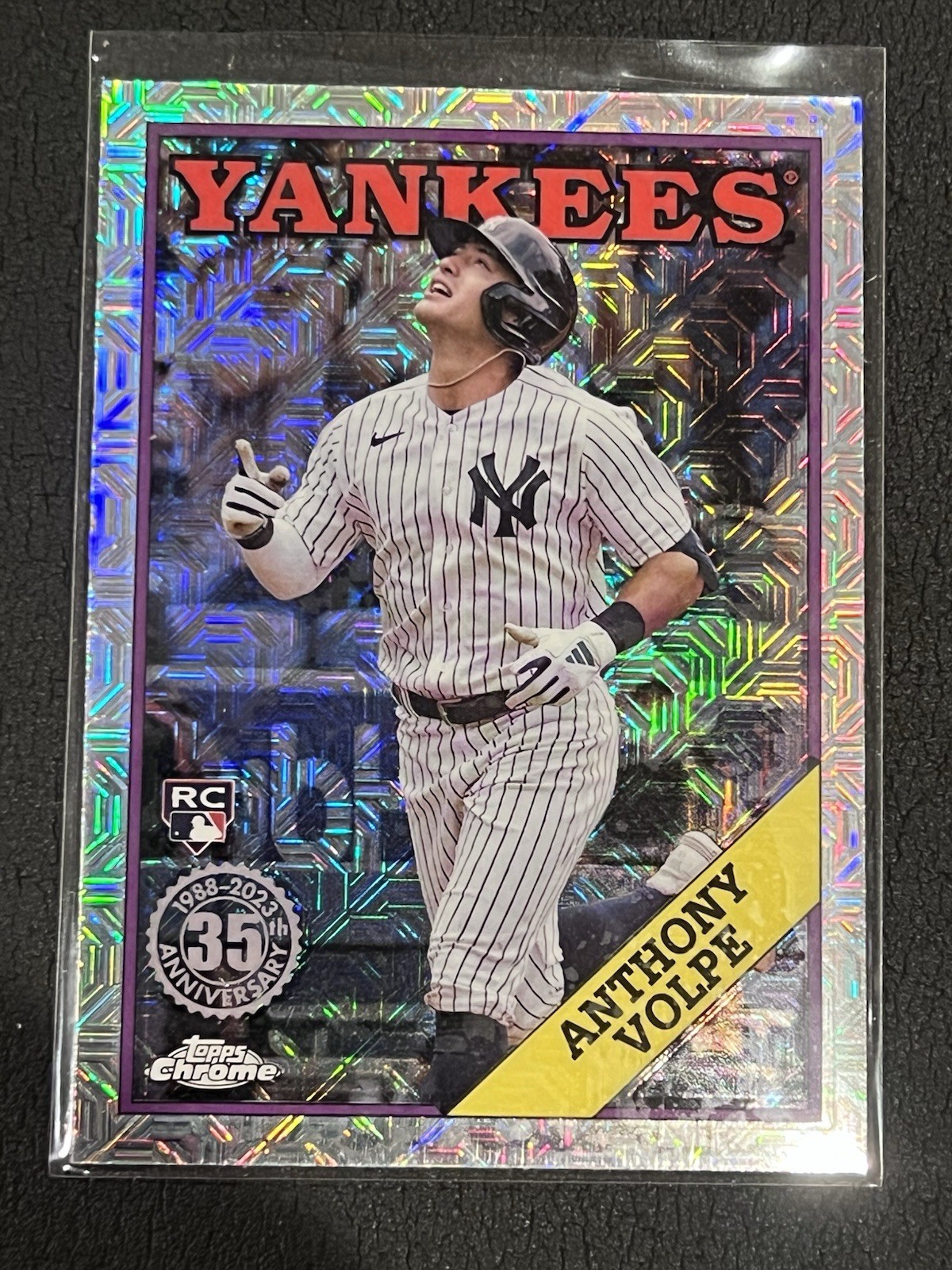 2023 Topps Update 1988 Chrome Silver Pack Mojo ANTHONY VOLPE Rookie RC #T88CU-22