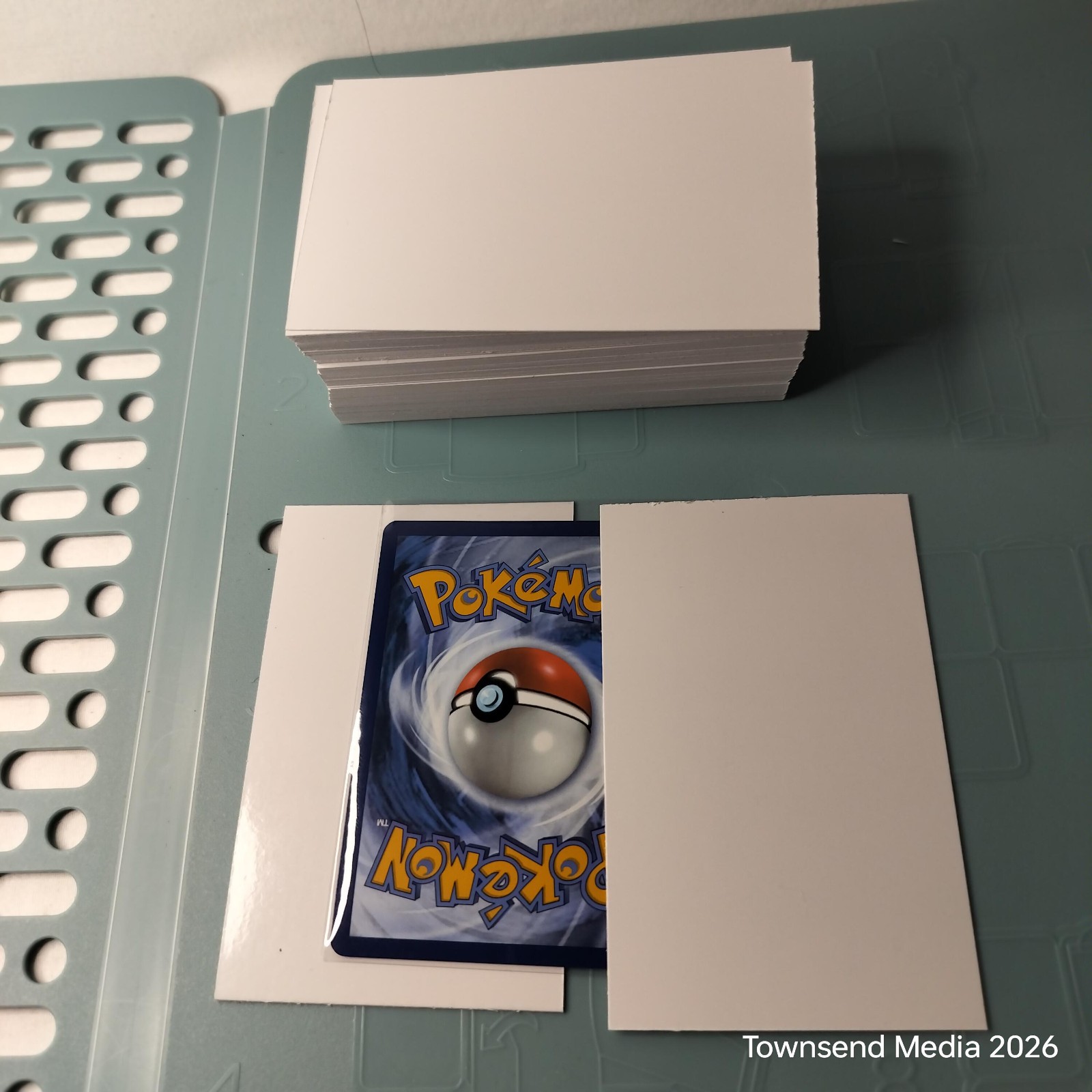 100 Pcs Scrap Trading Card Dividers 2.5 x 4 inches