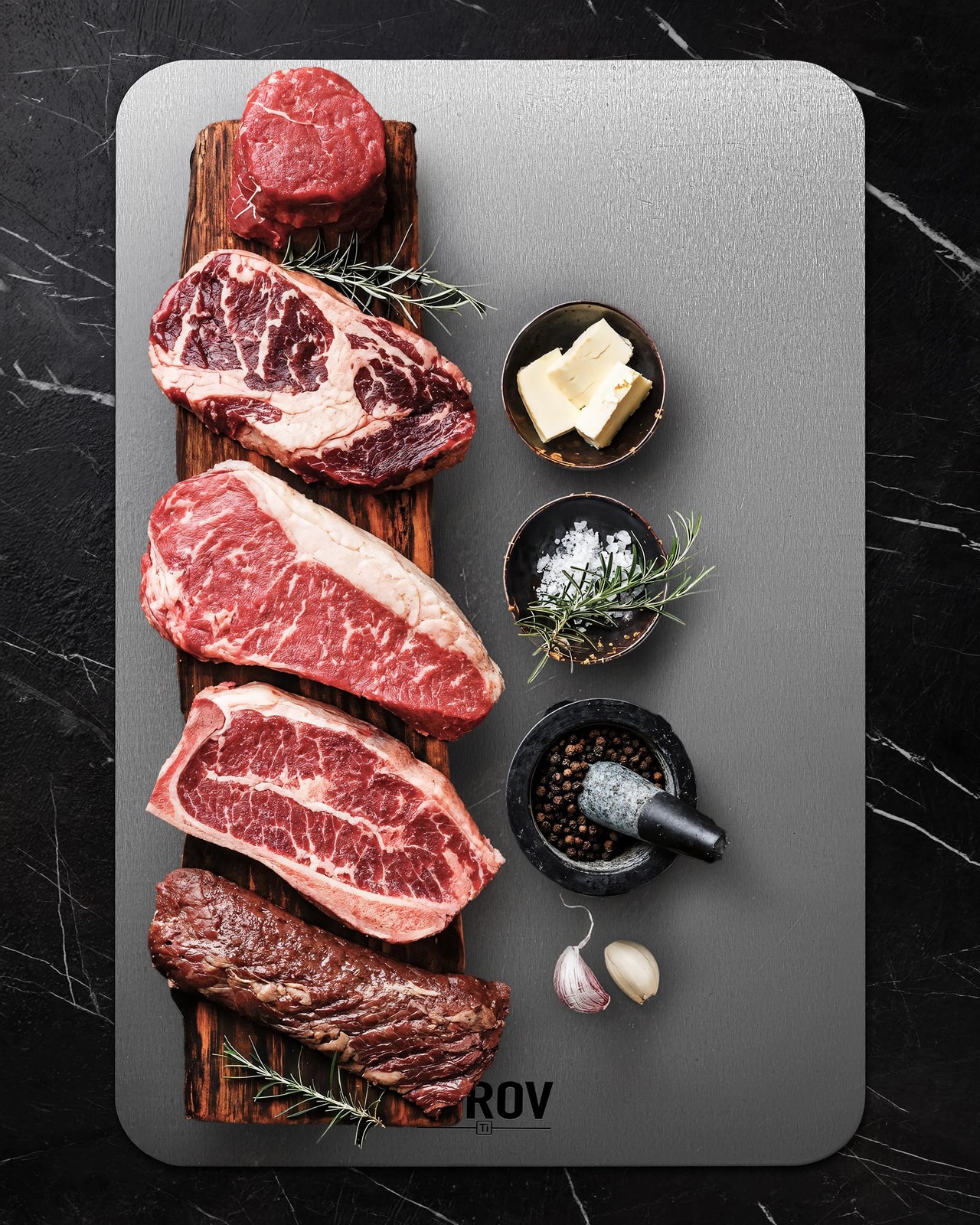 Titanium Cutting Board, Set of 3(9”Lx6”W+12.6″Lx8.1″W+16″L x 10″W),