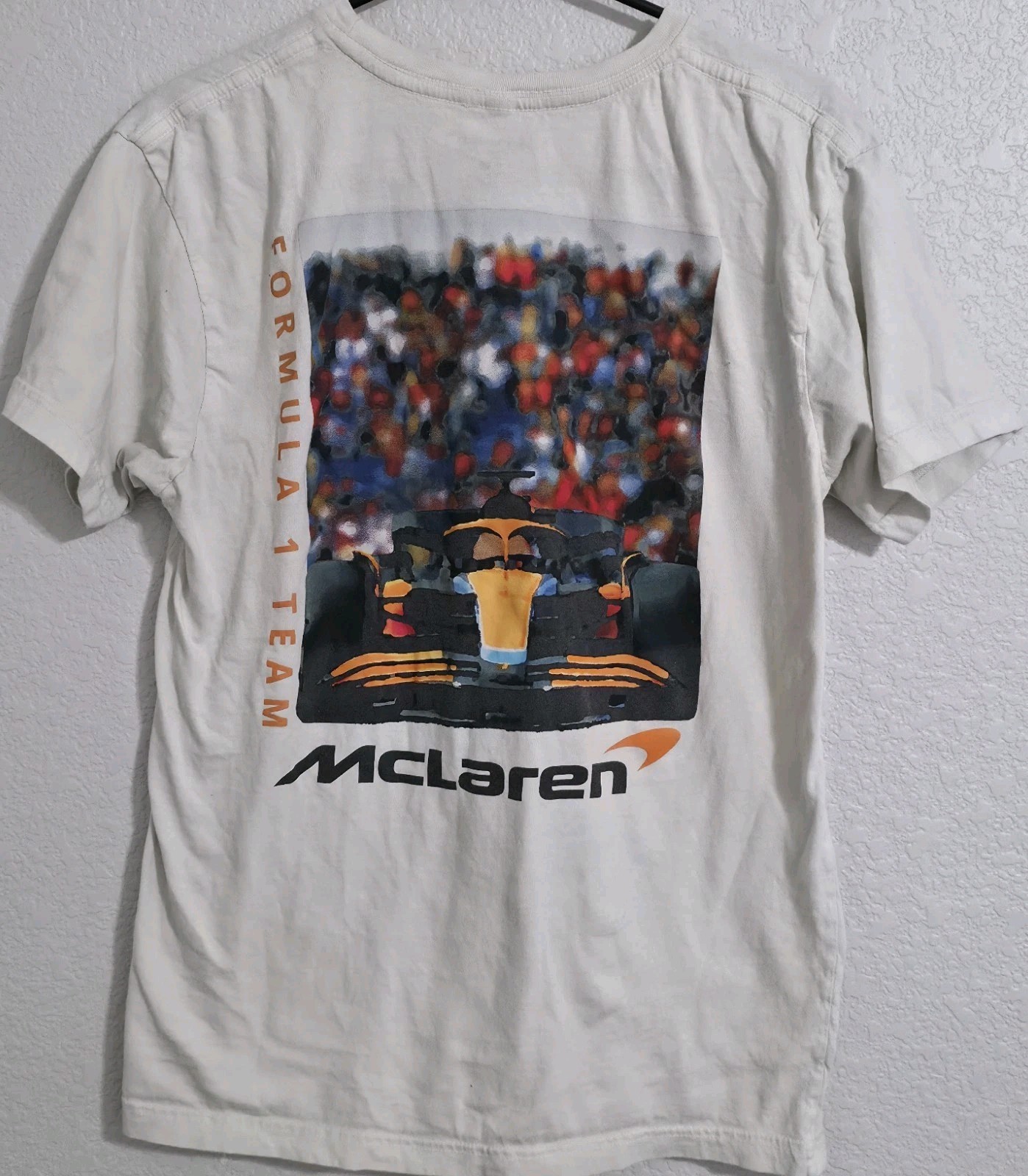 McLaren Formula 1 Team T-Shirt Mens Medium White Racing-Formula 1 Team Apparel