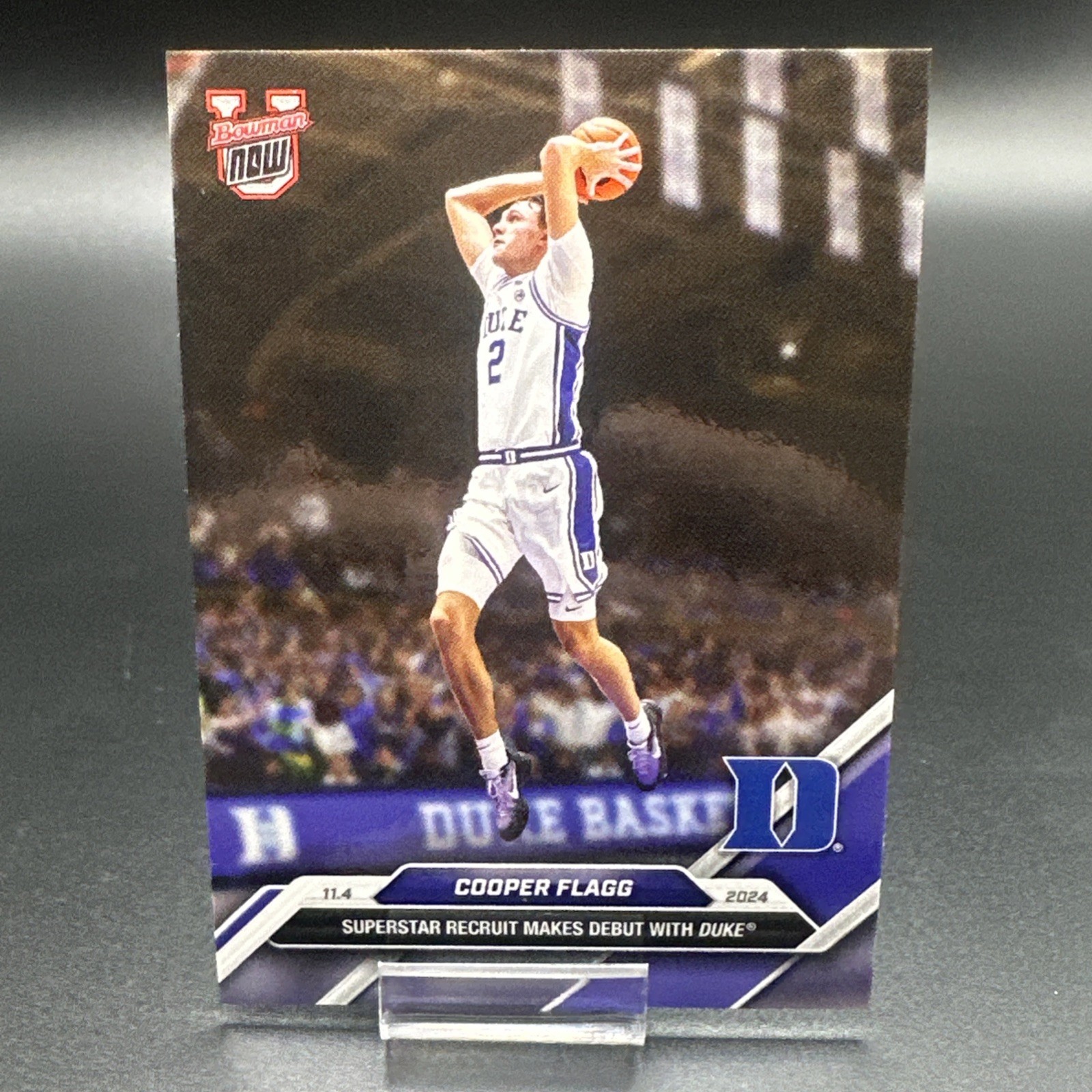 2024-25 Bowman U Now Cooper Flagg #1 Duke Blue Devils