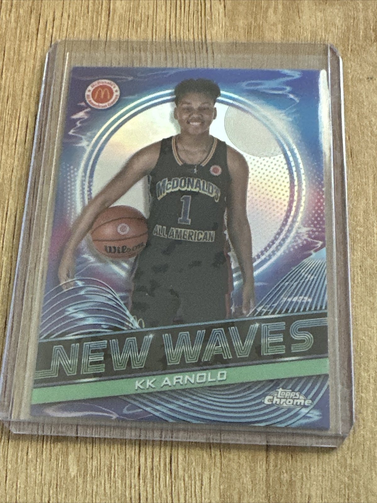 2023 Topps Chrome McDonalds #NW-17 KK Arnold New Waves UCONN Huskies