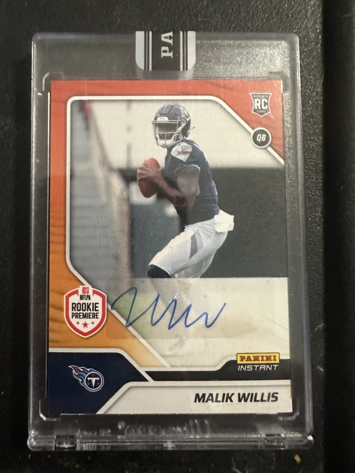 2022 NFL PANINI INSTANT RPS FIRST LOOK Auto DOLPHINS MALIK WILLIS RC SP 1/10