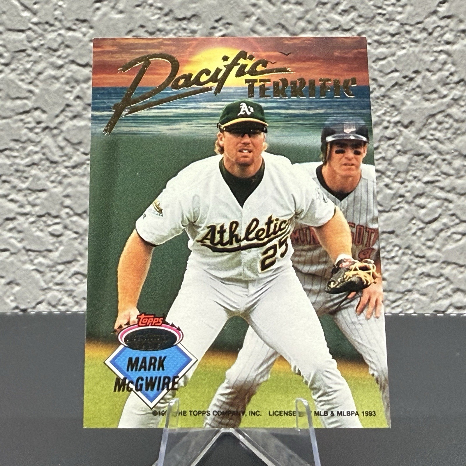 1993 Topps Stadium Club Baseball Mark McGwire Will Clark Pacific Terrific