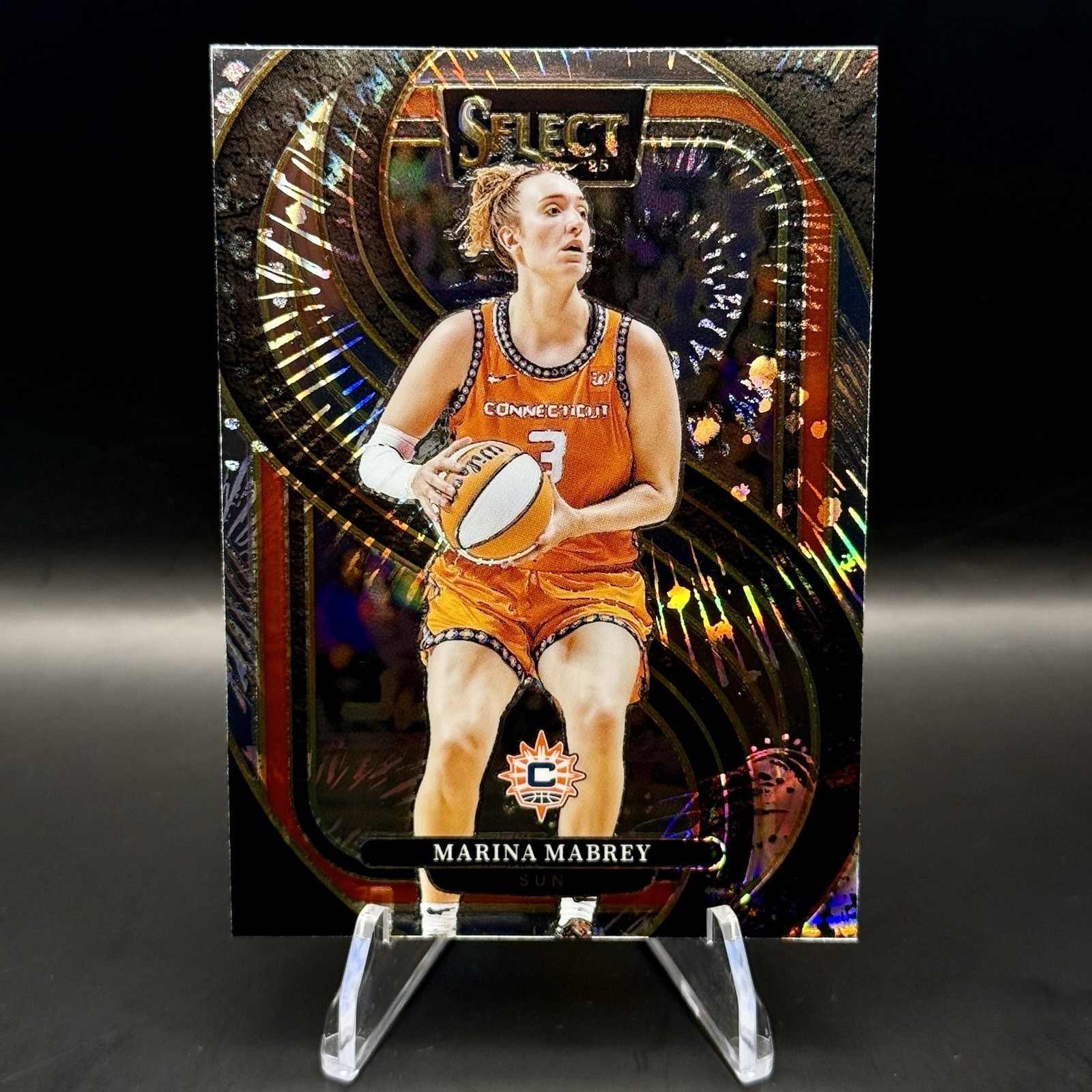 2025 #137 Marina Mabrey Panini Select WNBA Premier Silver Party Prizm
