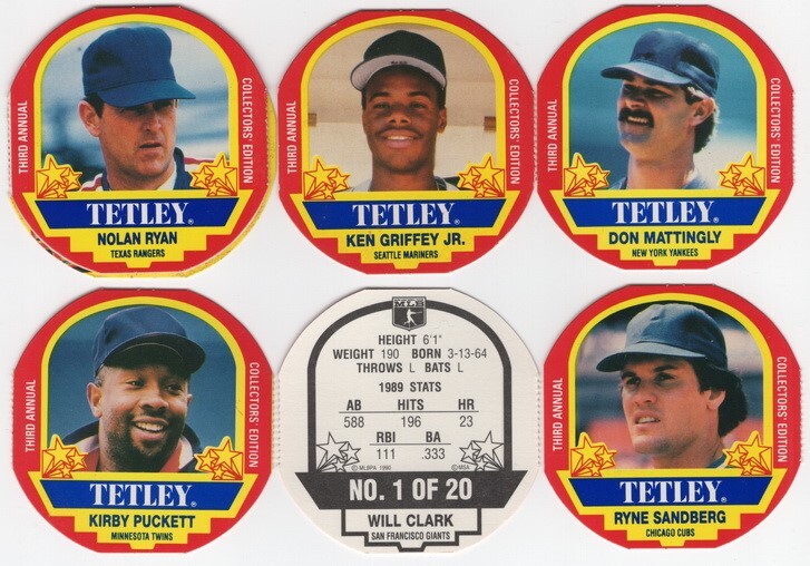 Will Clark #1 1990 Tetley Tea disc