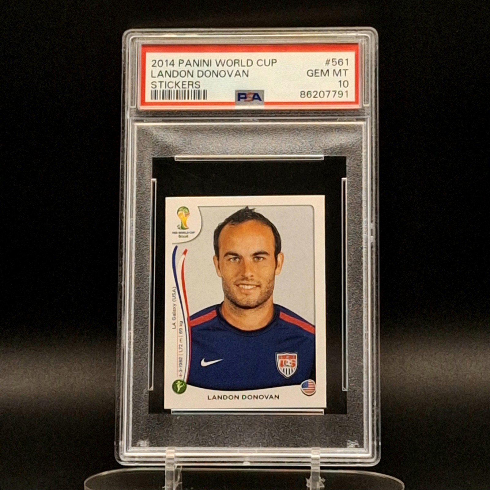 2014 Panini World Cup Landon Donovan PSA 10 #561 United States Soccer 🇺🇸