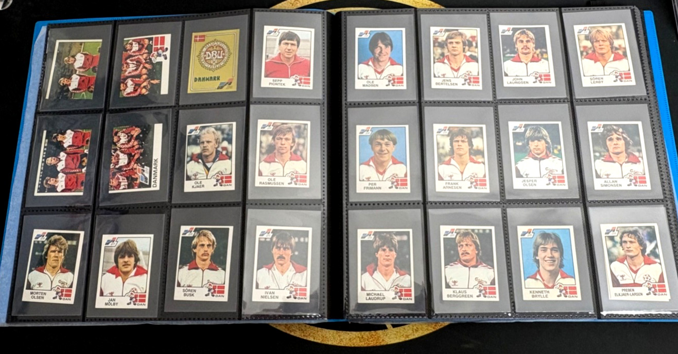 1984 Panini EURO 84 France Complete Loose Non-stuck Sticker Collection + Packet