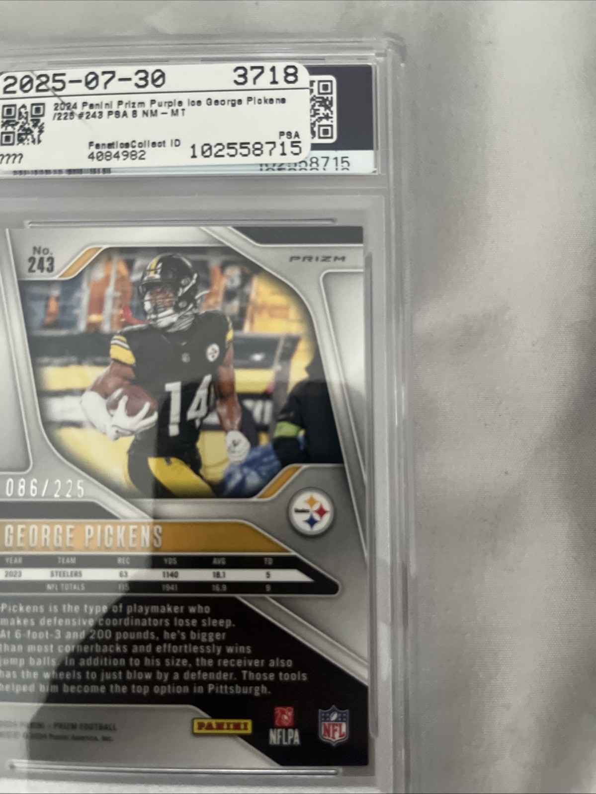 21 PSA Graded Lot Football With PSA 8,9 And 10