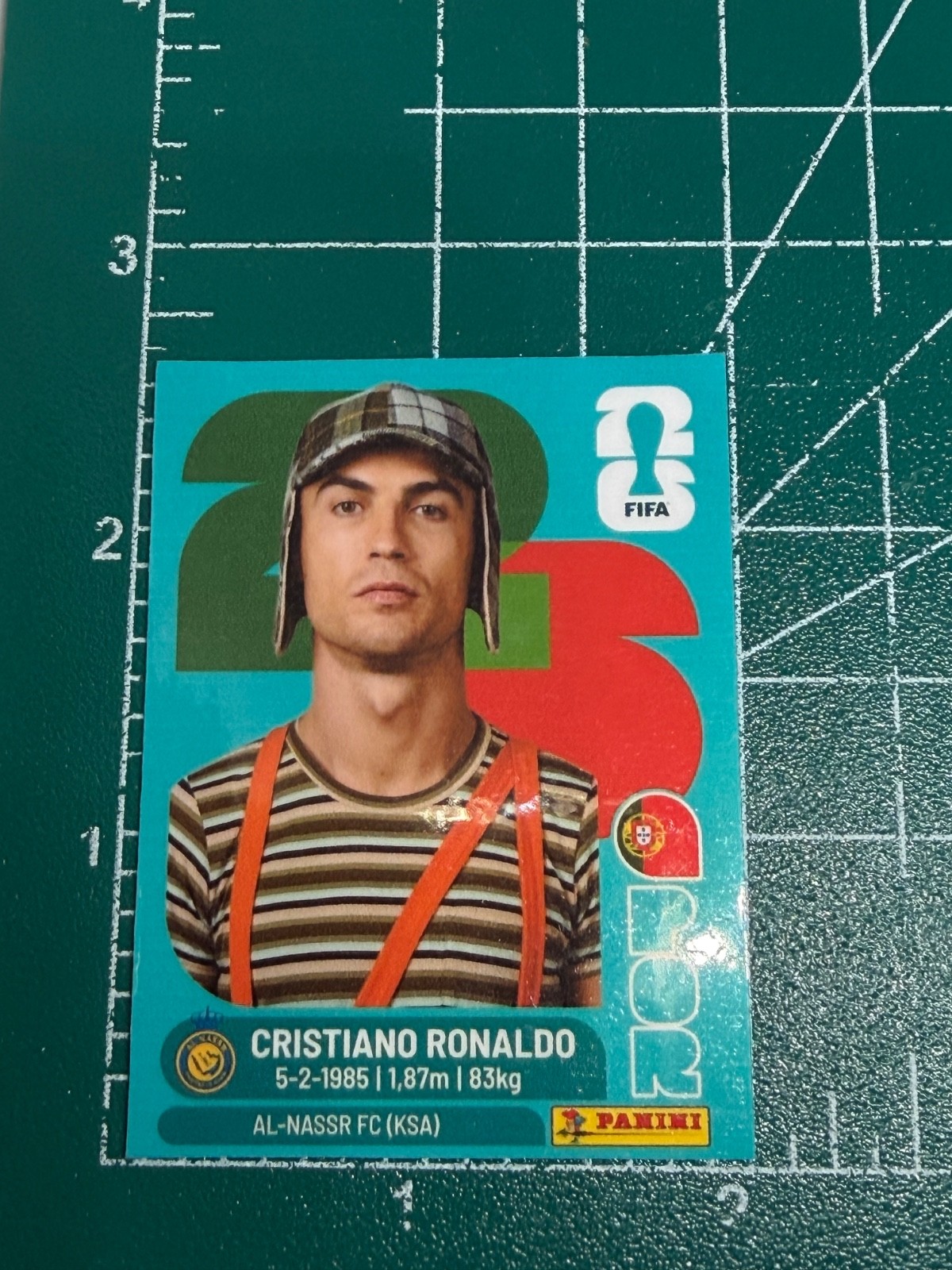 Cristiano Ronaldo El Chavo Del ocho Sticker Decal Fifa World Cup 2026 MEXICO